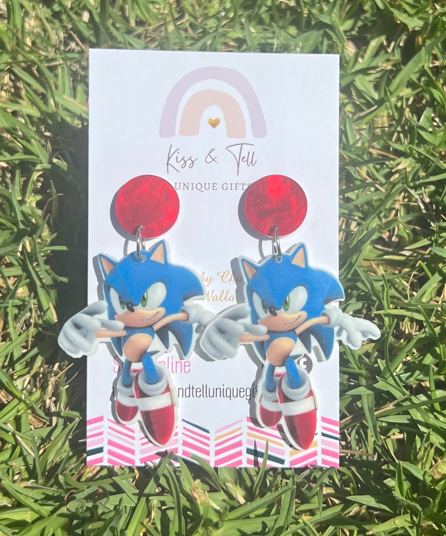 Sonic Character Dangle Earrings