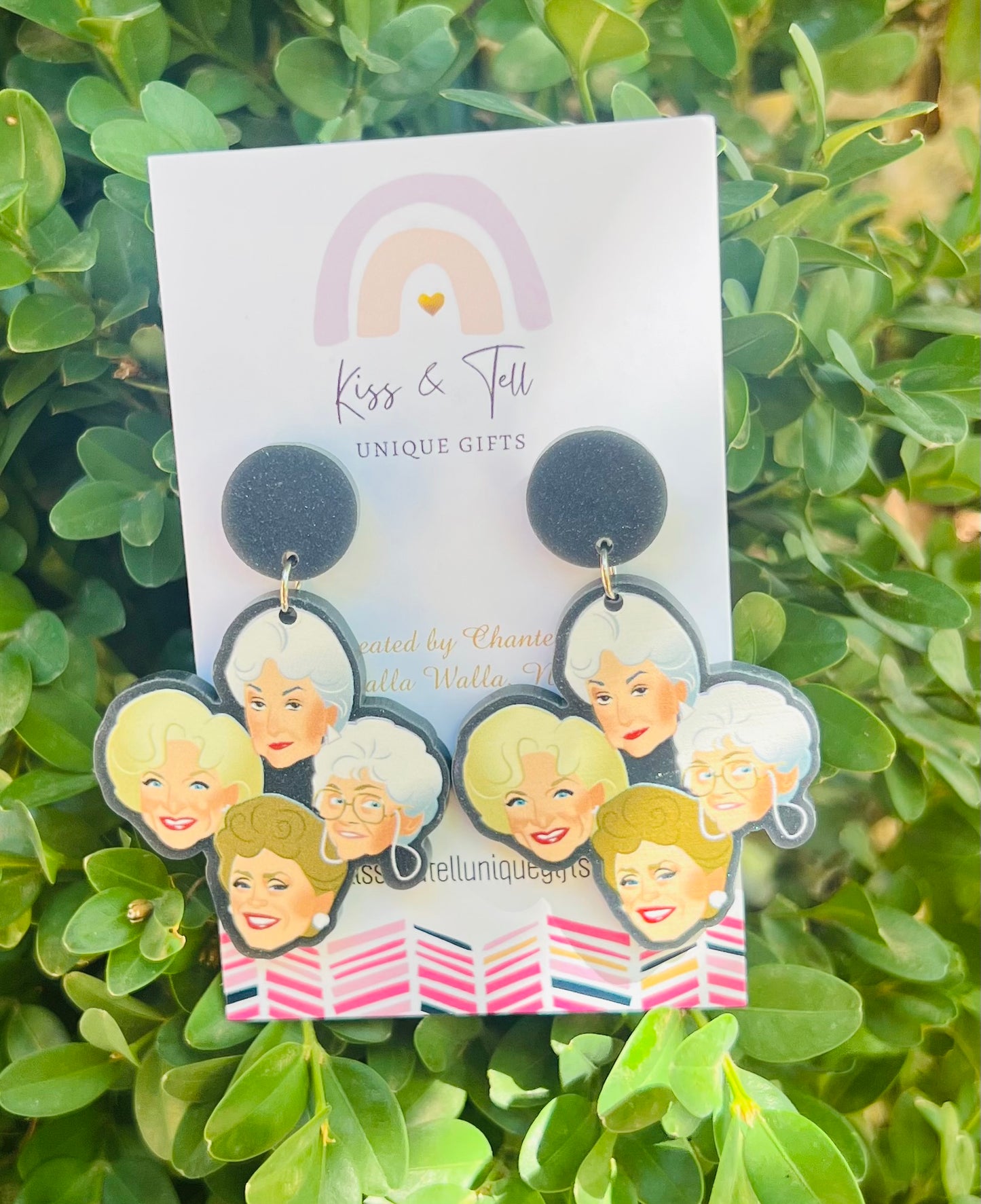 Golden Girls Dangle Earrings