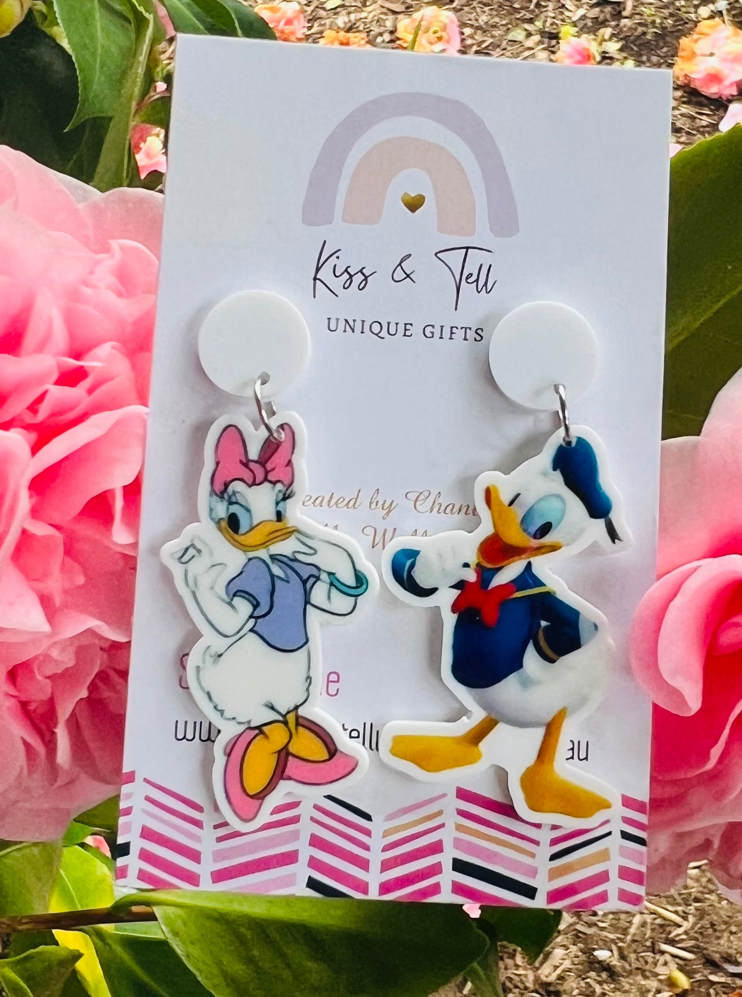 Daisy & Donald Duck Earrings