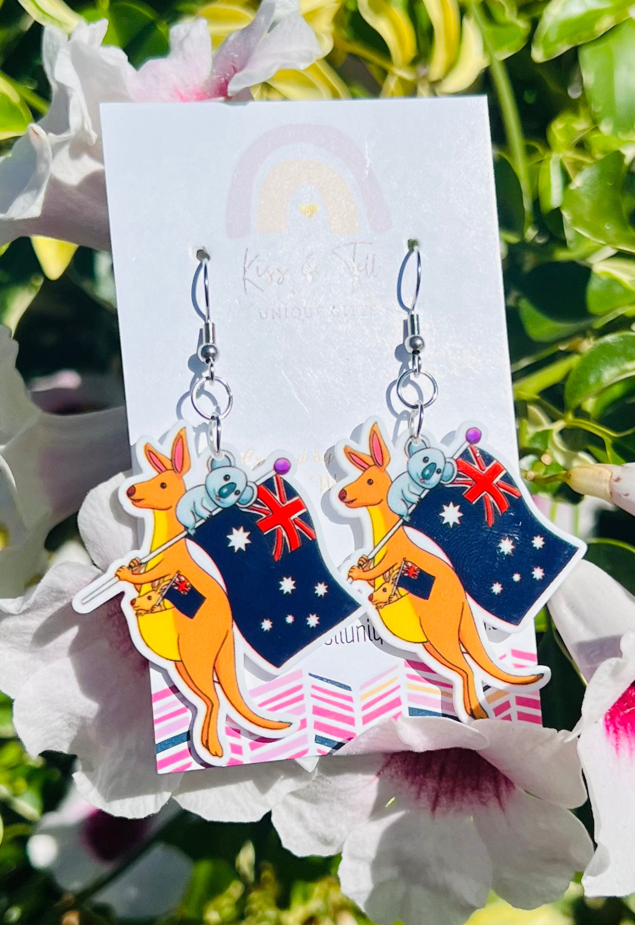 Australia Kangaroo Dangle Earrings