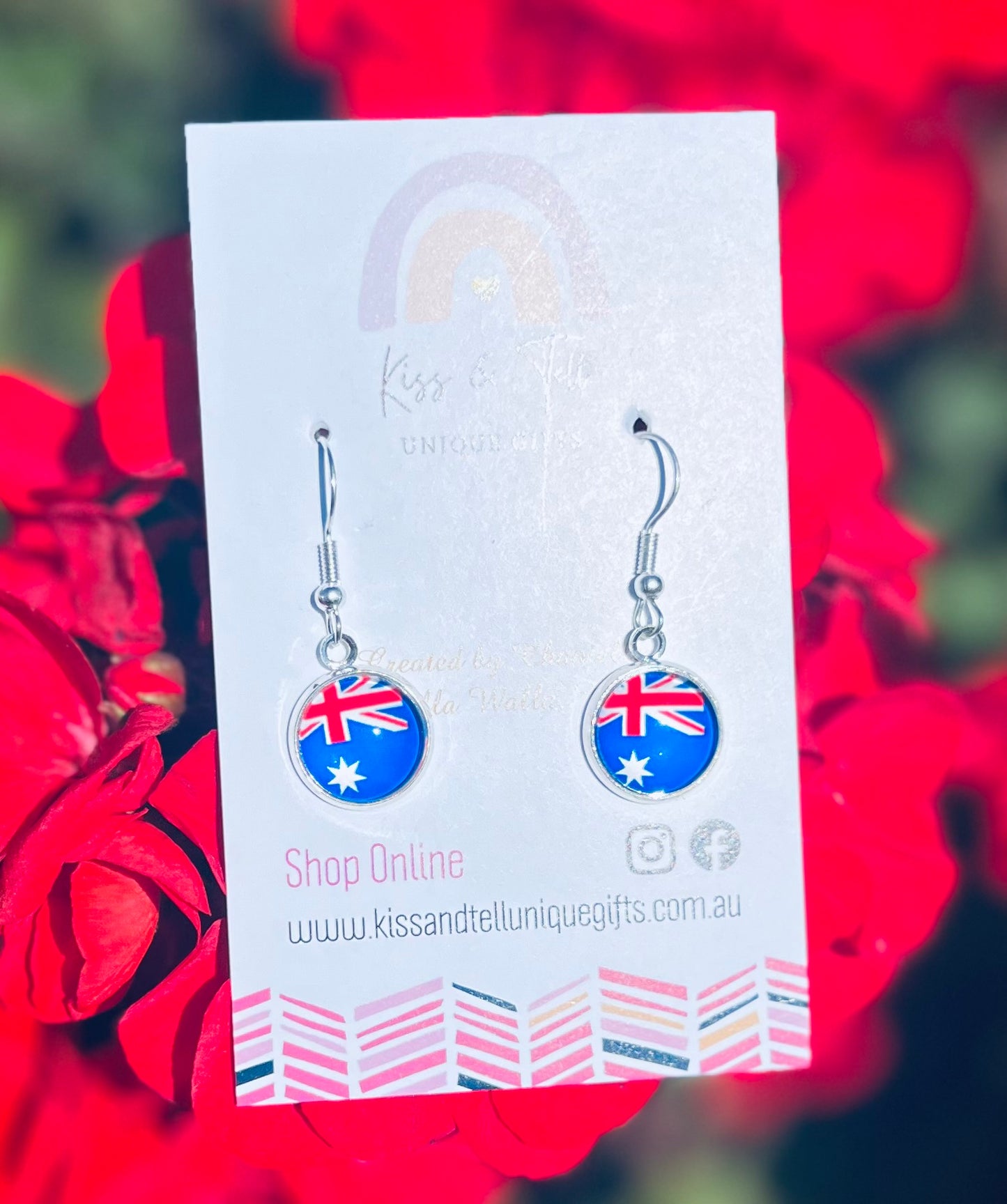 Australia Flag Earrings