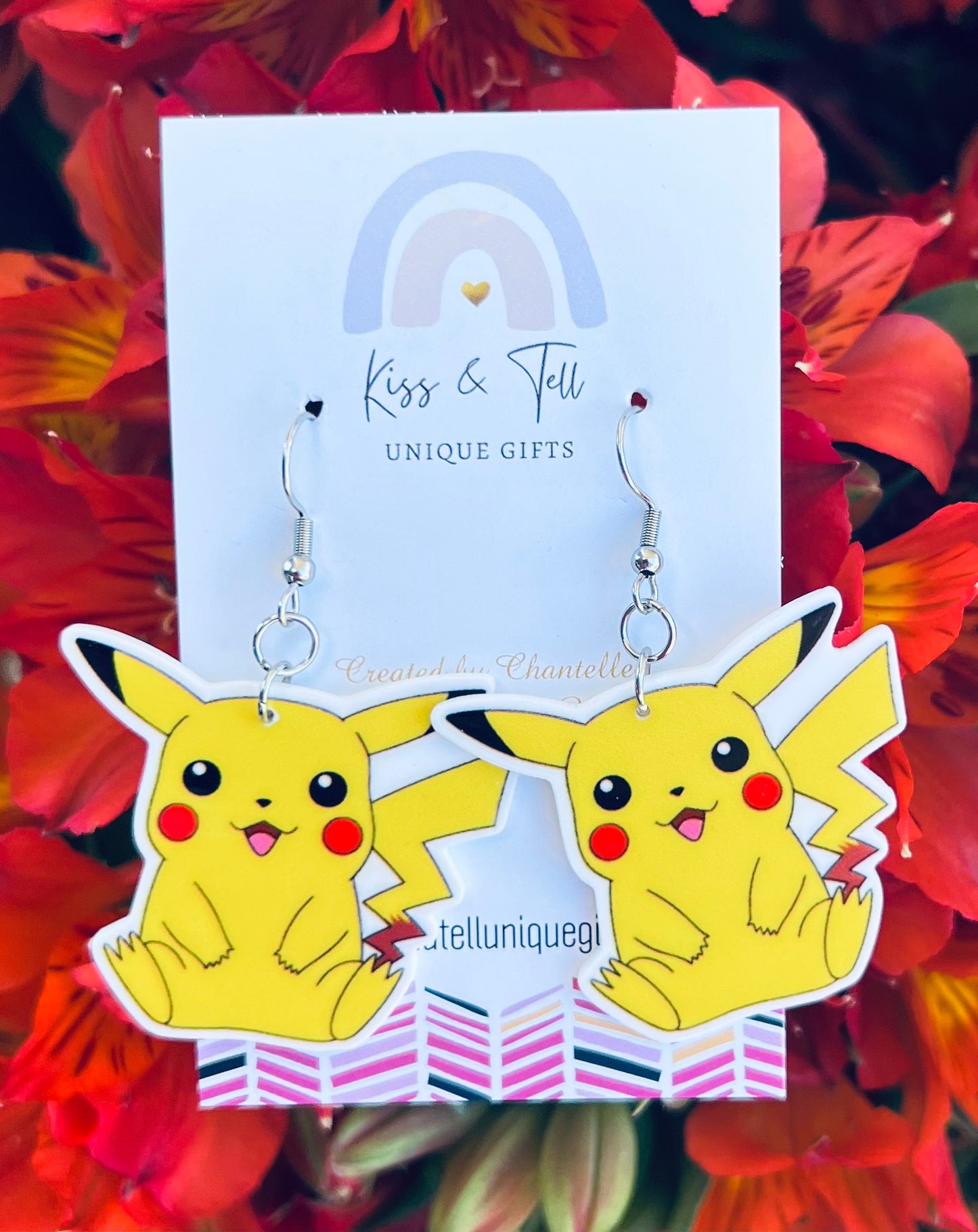 Pikachu Pokémon Dangle Earrings