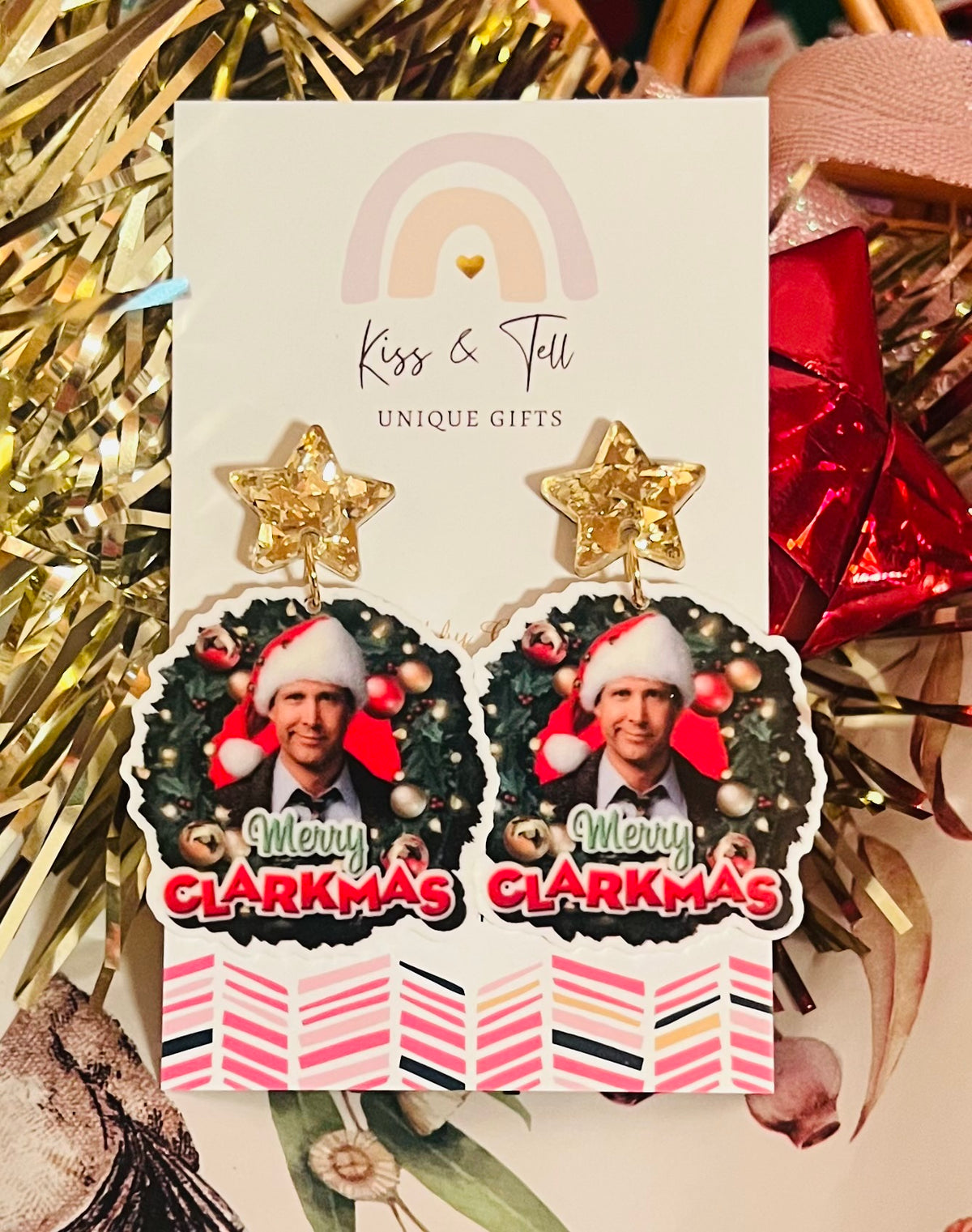 "Merry Clarkmas" Dangle Earrings
