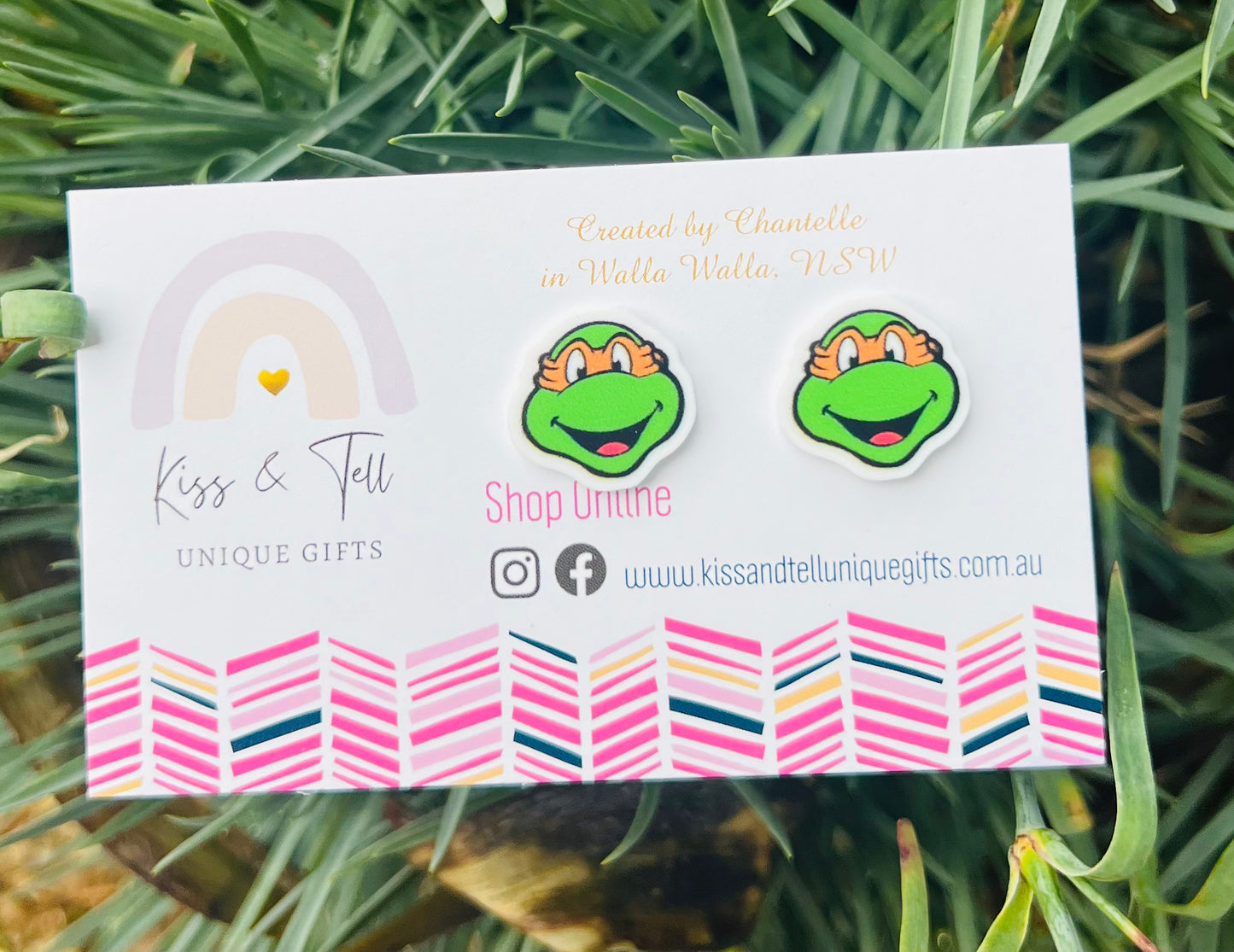 Ninja Turtle Stud Earrings