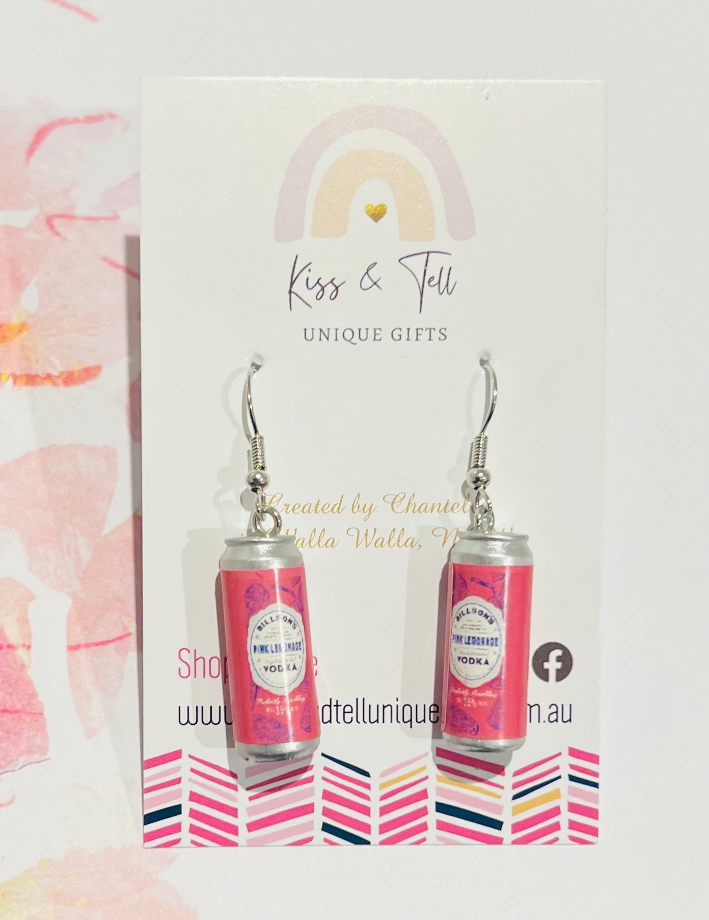 *SALE* Buy 1 = Get 1 FREE! Billson's Drink Earrings