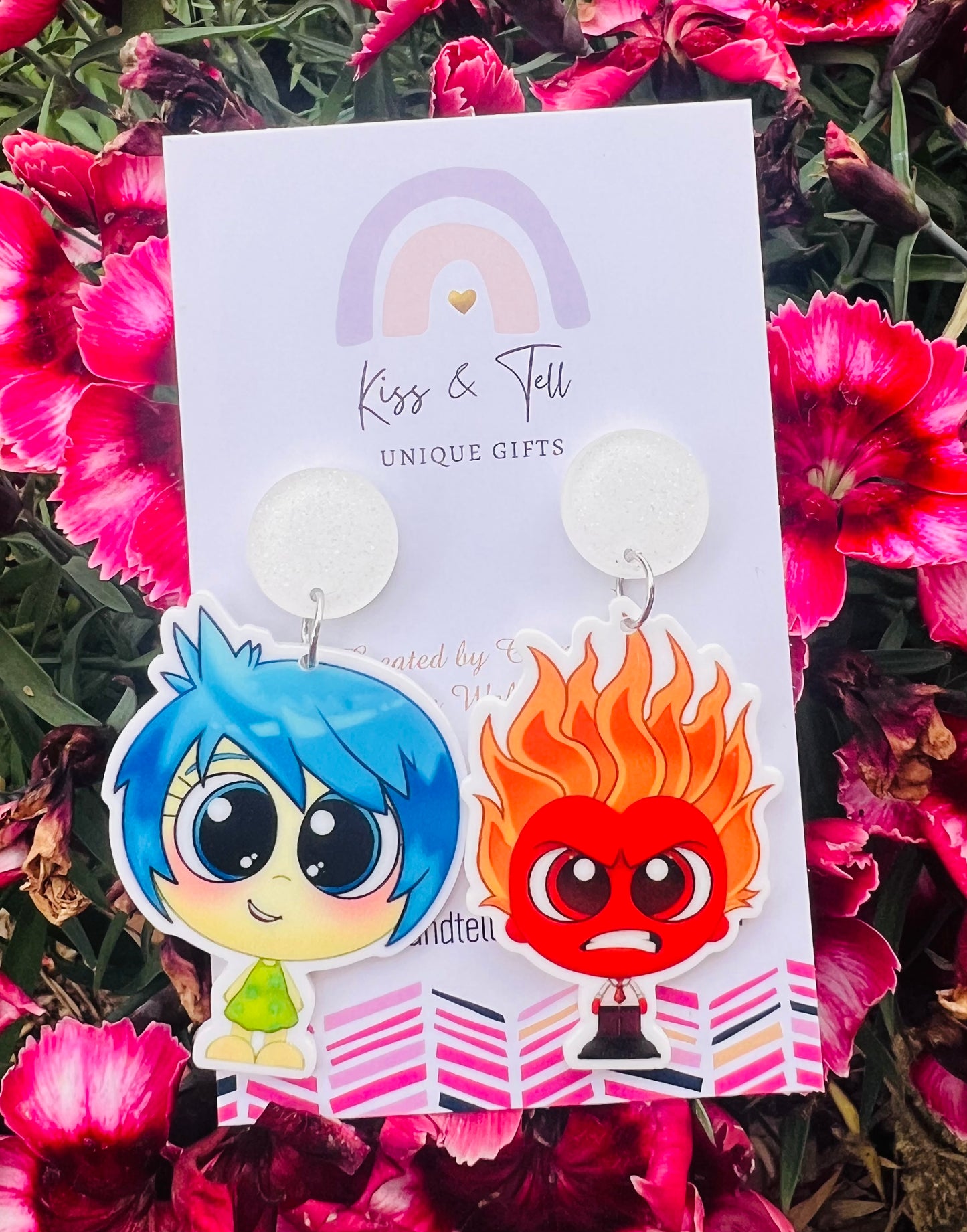 Joy & Anger Dangle Earrings