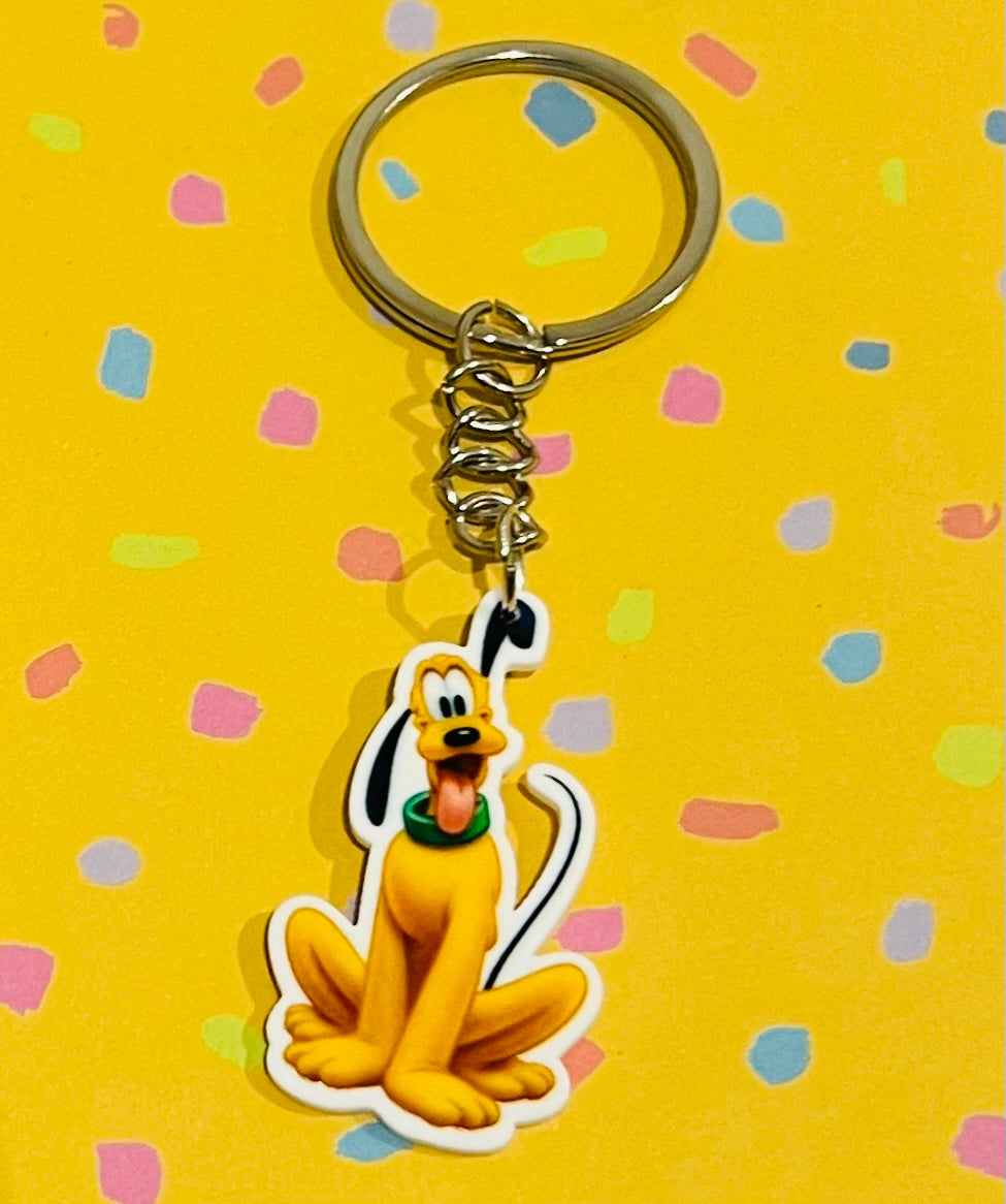 Pluto Dog Keyring