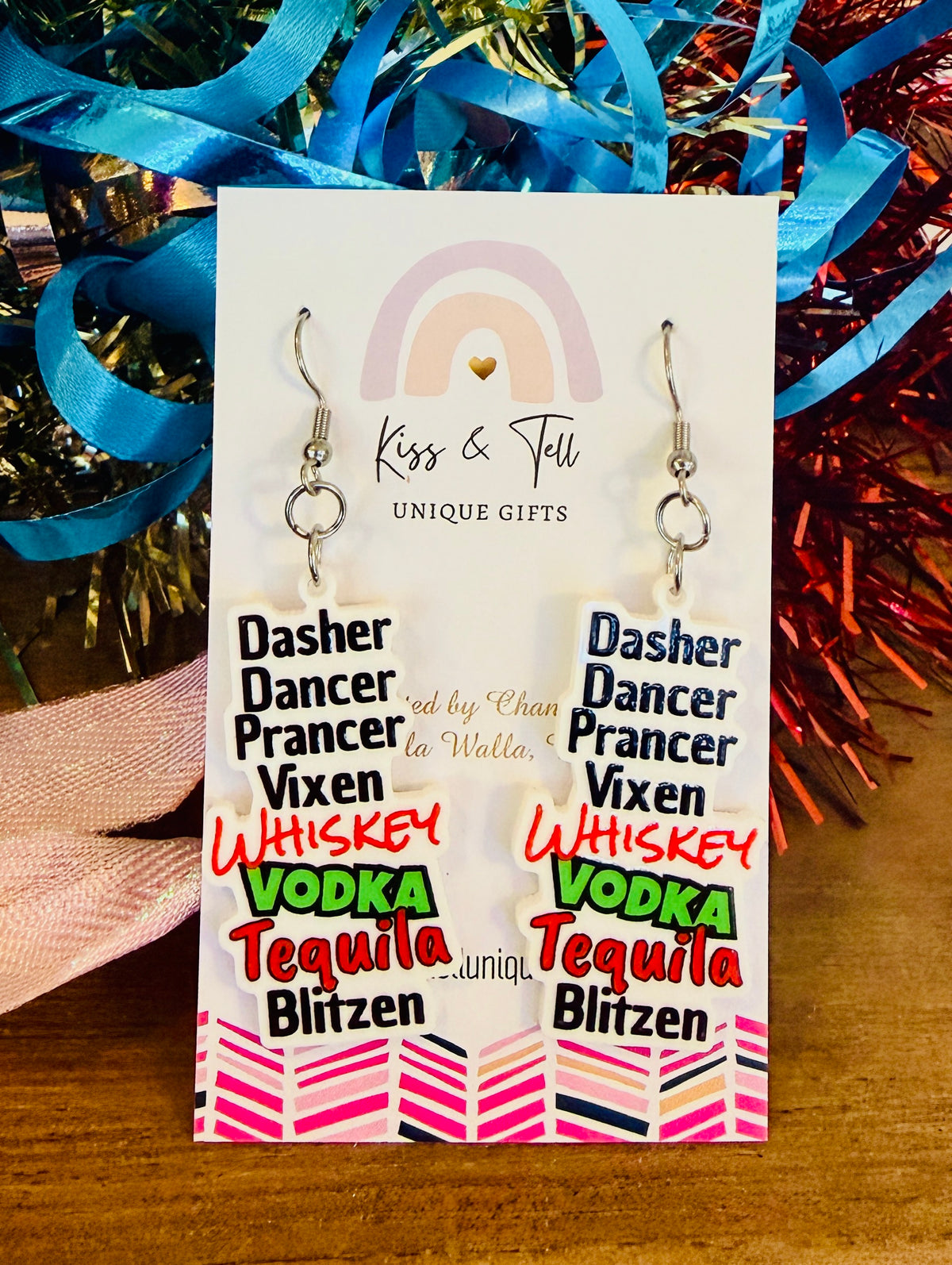Novelty Christmas Statement Dangle Earrings