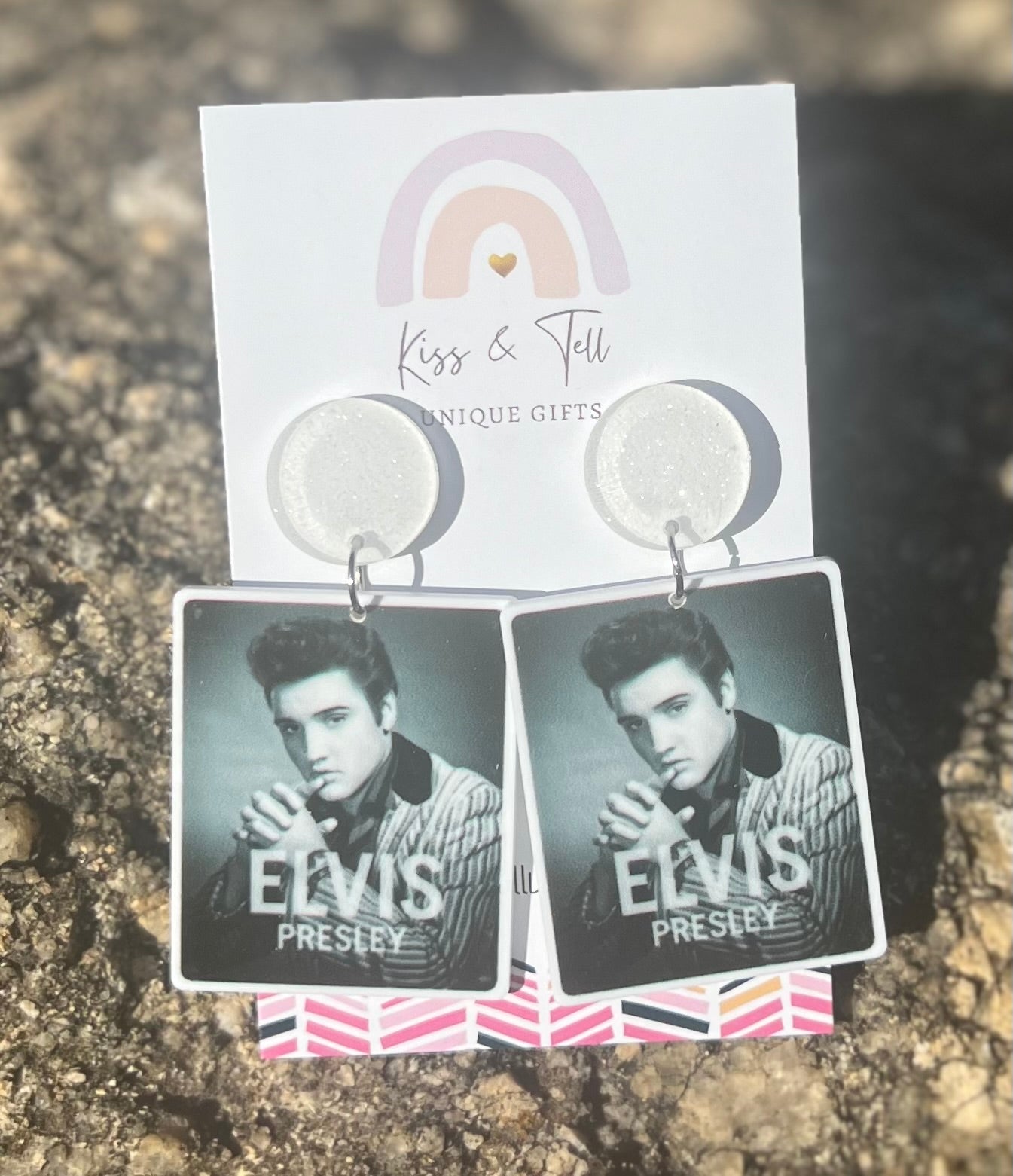 Elvis Dangle Earrings