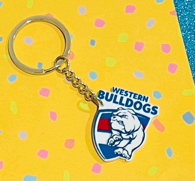 AFL Bulldogs Team Keyring