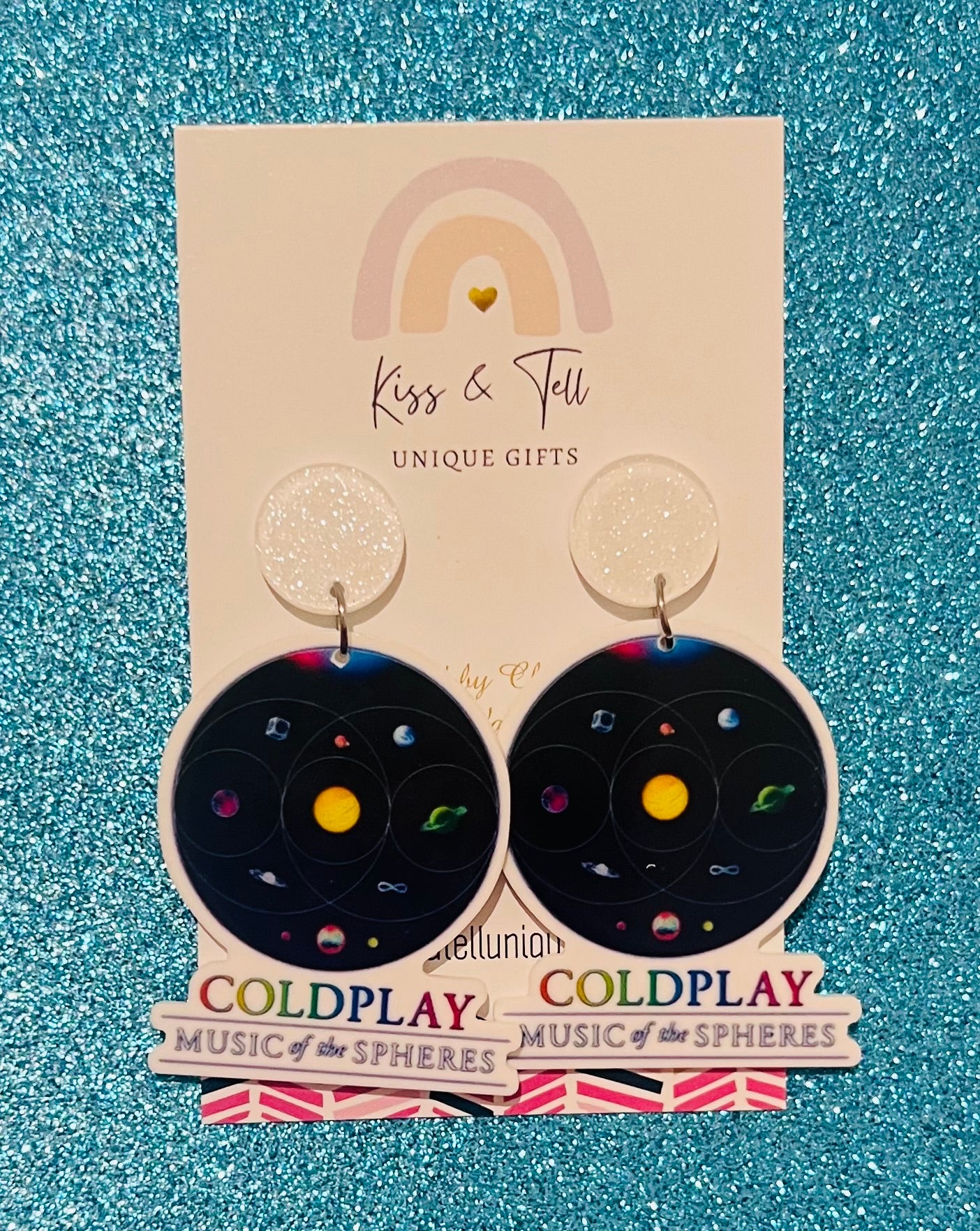 Coldplay Concert Dangle Earrings