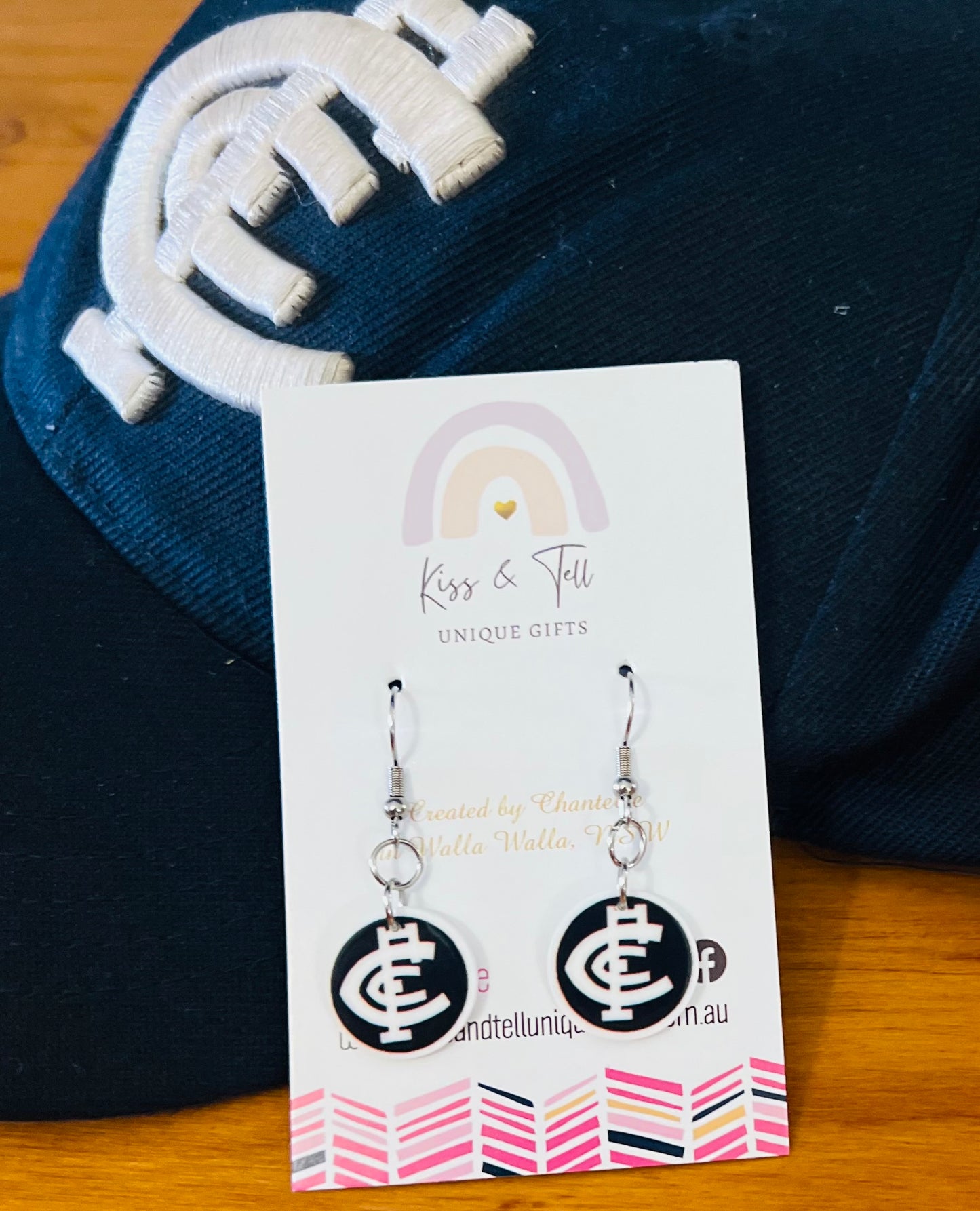 AFL Blues Team Earrings