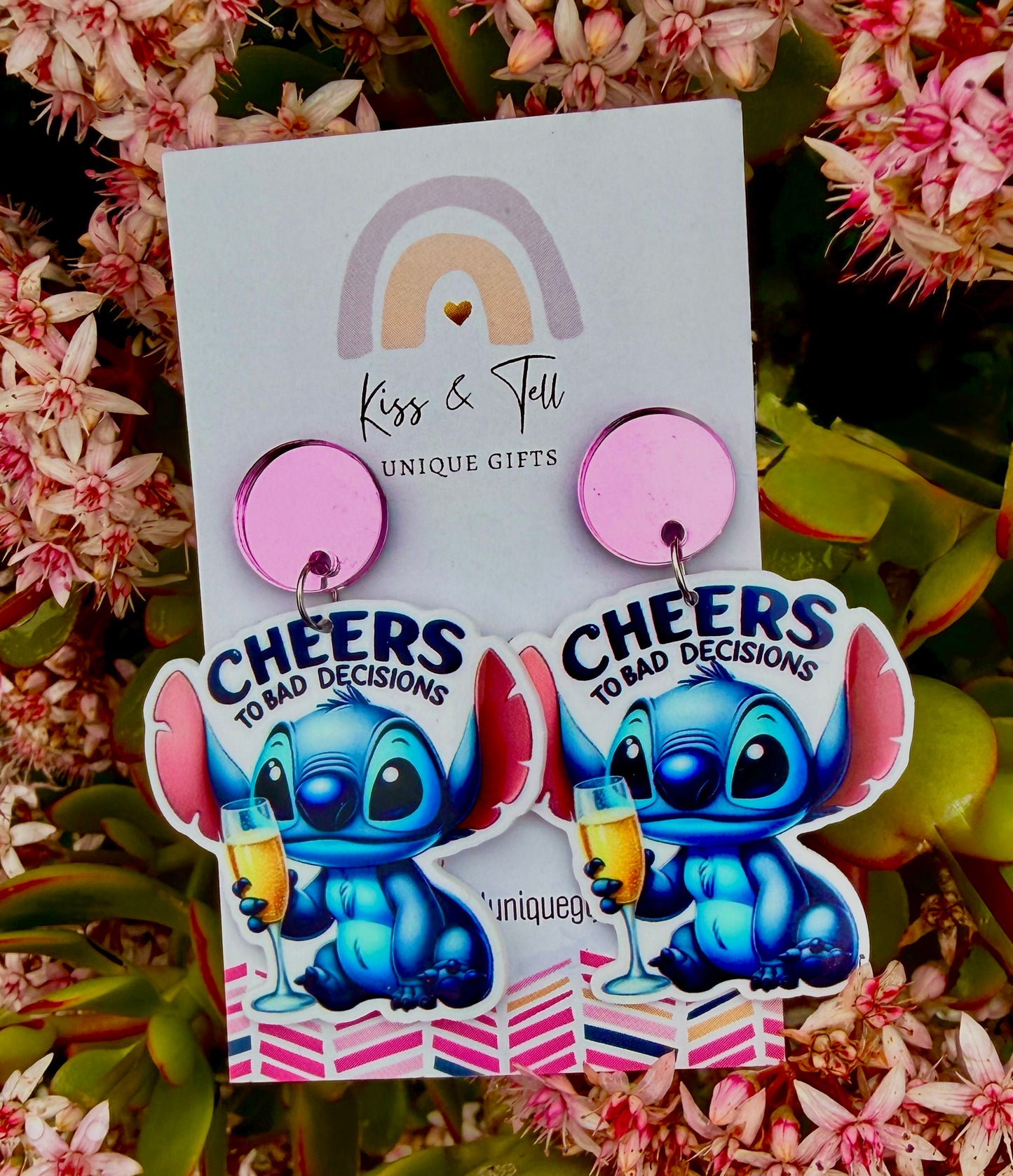 Stitch Cheers Dangle Earrings