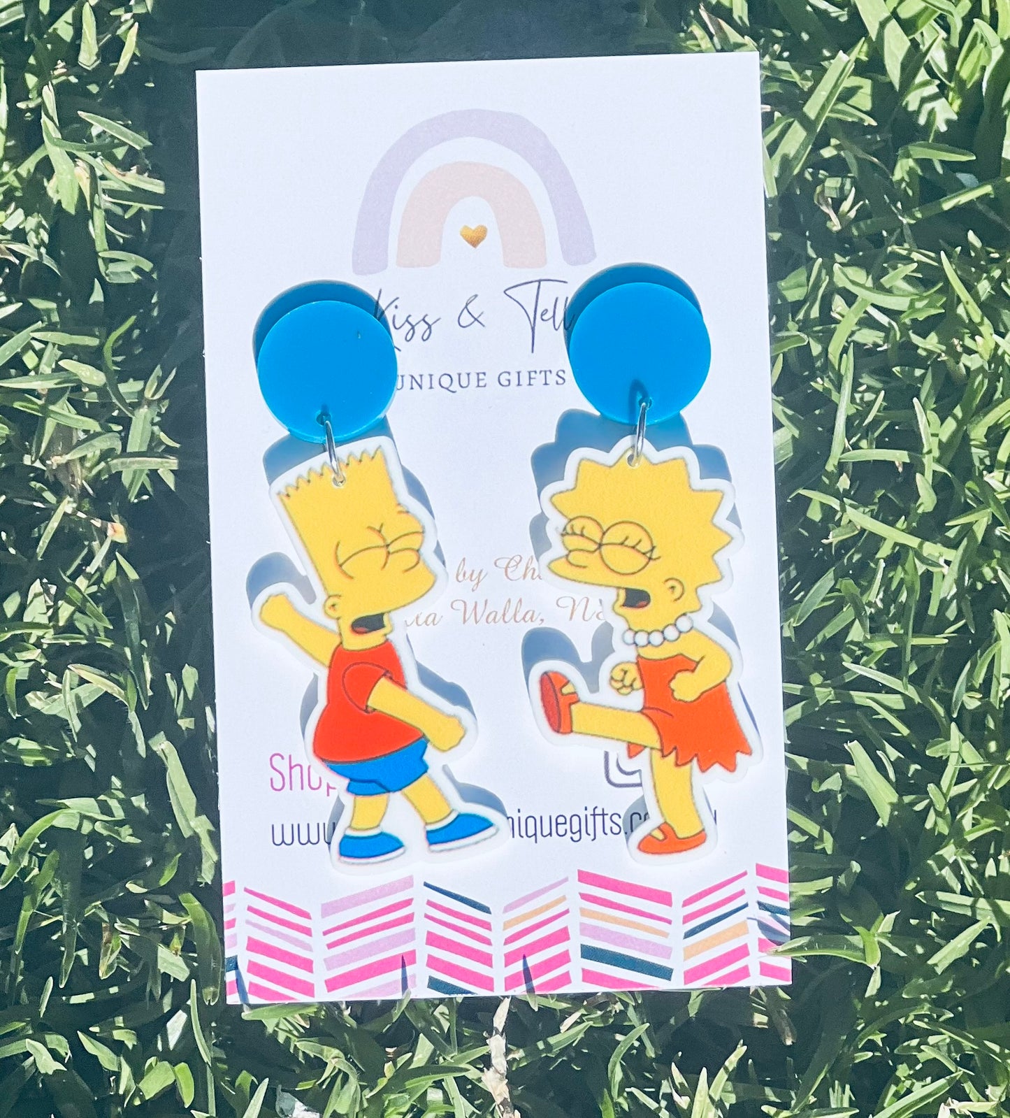 Bart & Lisa Dangle Earrings