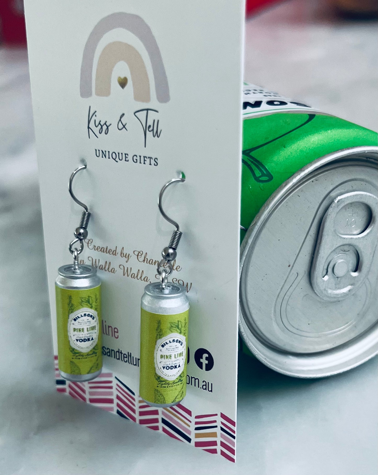 *SALE* Buy 1 = Get 1 FREE! Billson's Drink Earrings