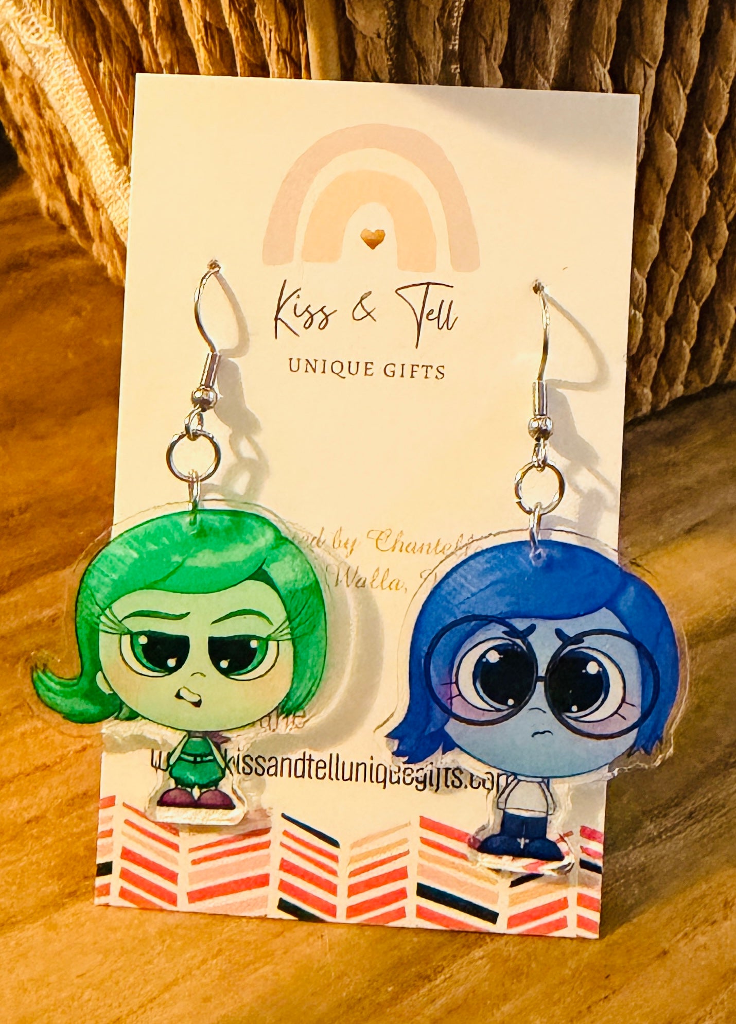 NEW (Double sided) Inside Out Dangle Earrings