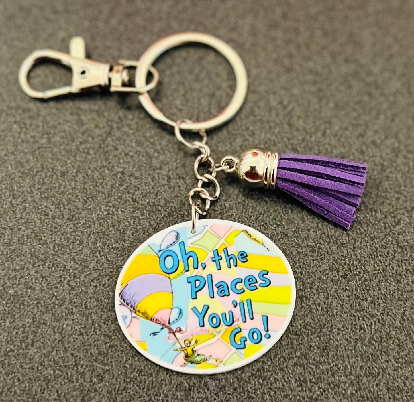 "Oh The Places You'll Go" Keyrings