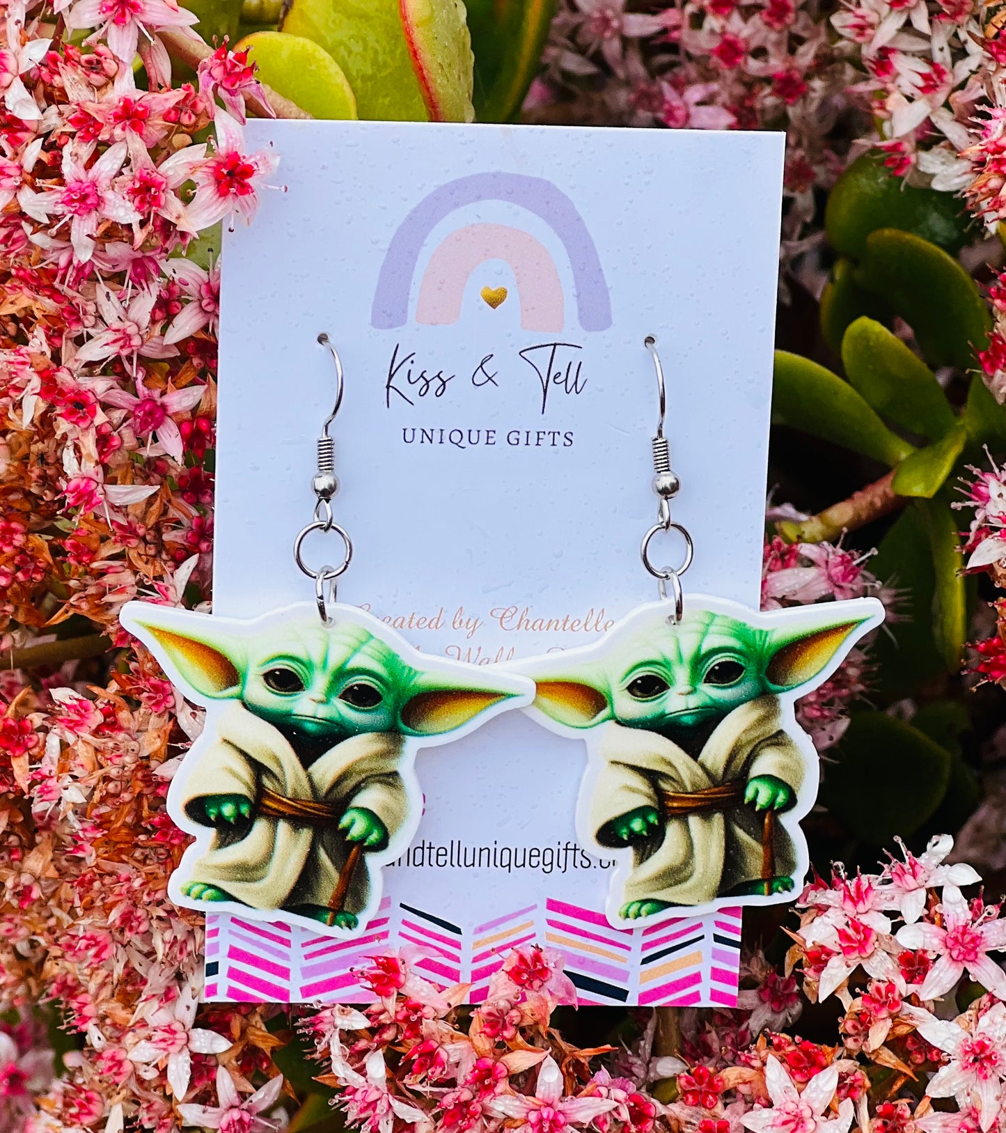 Star Wars Yoda Dangle Earrings