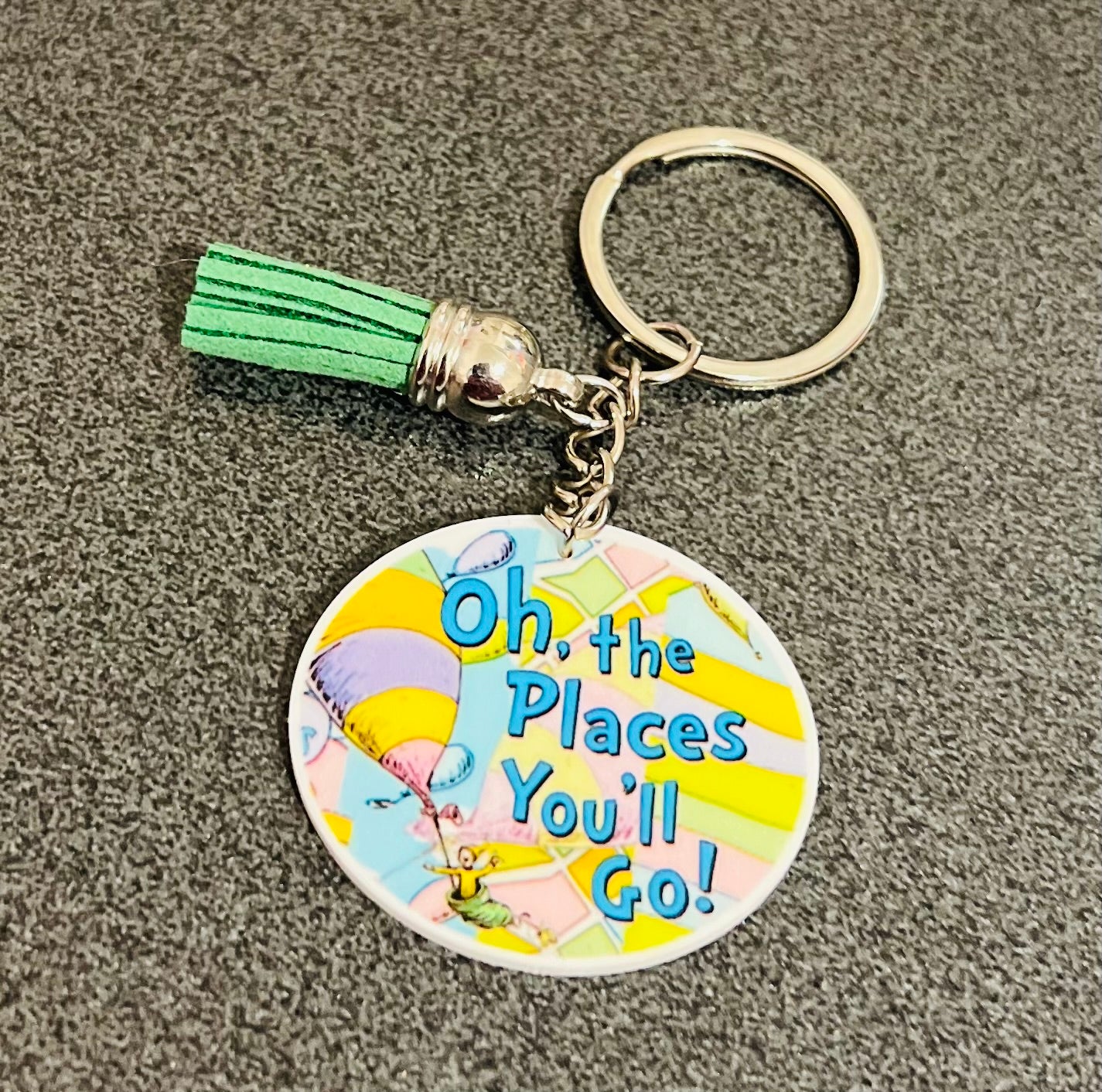 "Oh The Places You'll Go" Keyrings