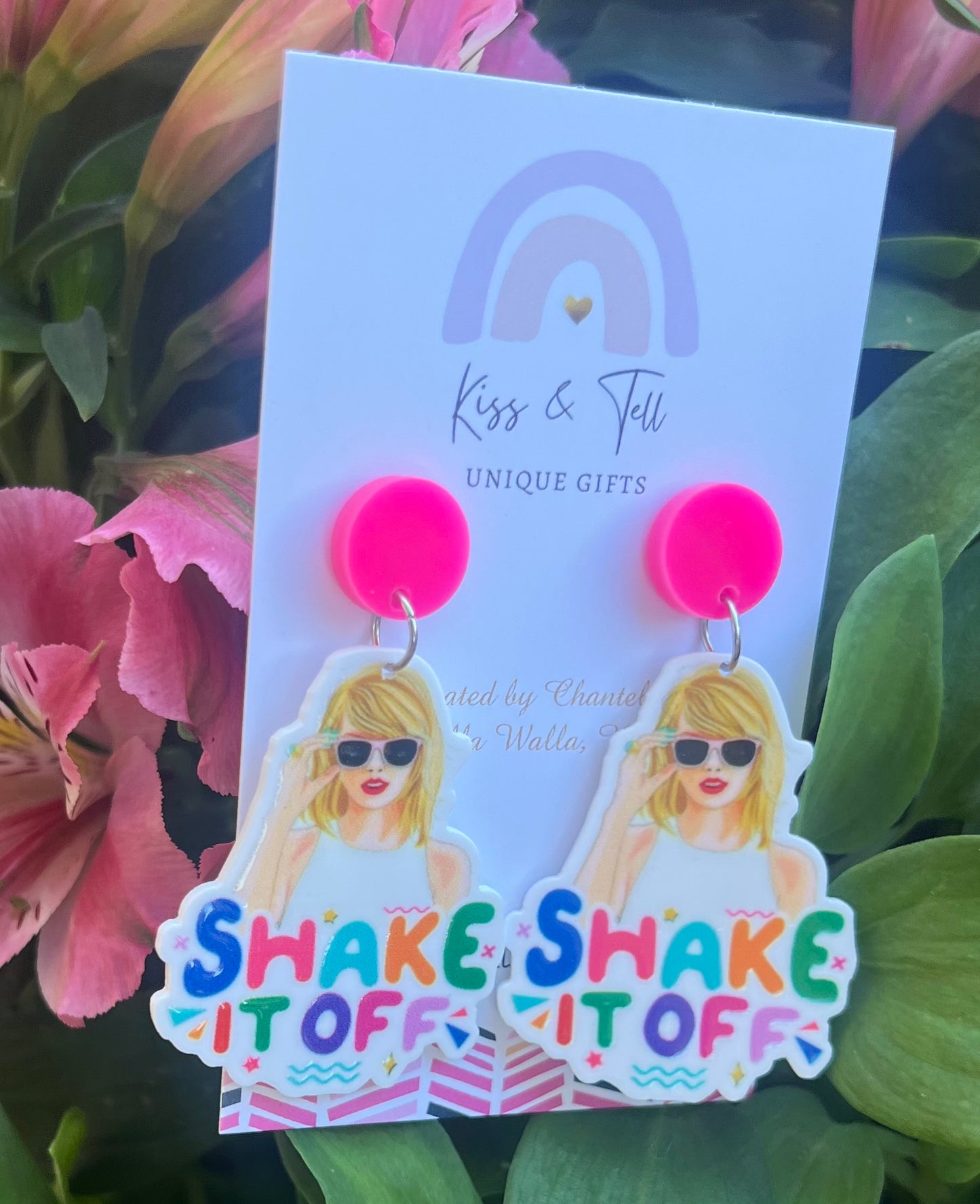 Taylor Swift Song Dangle Earrings