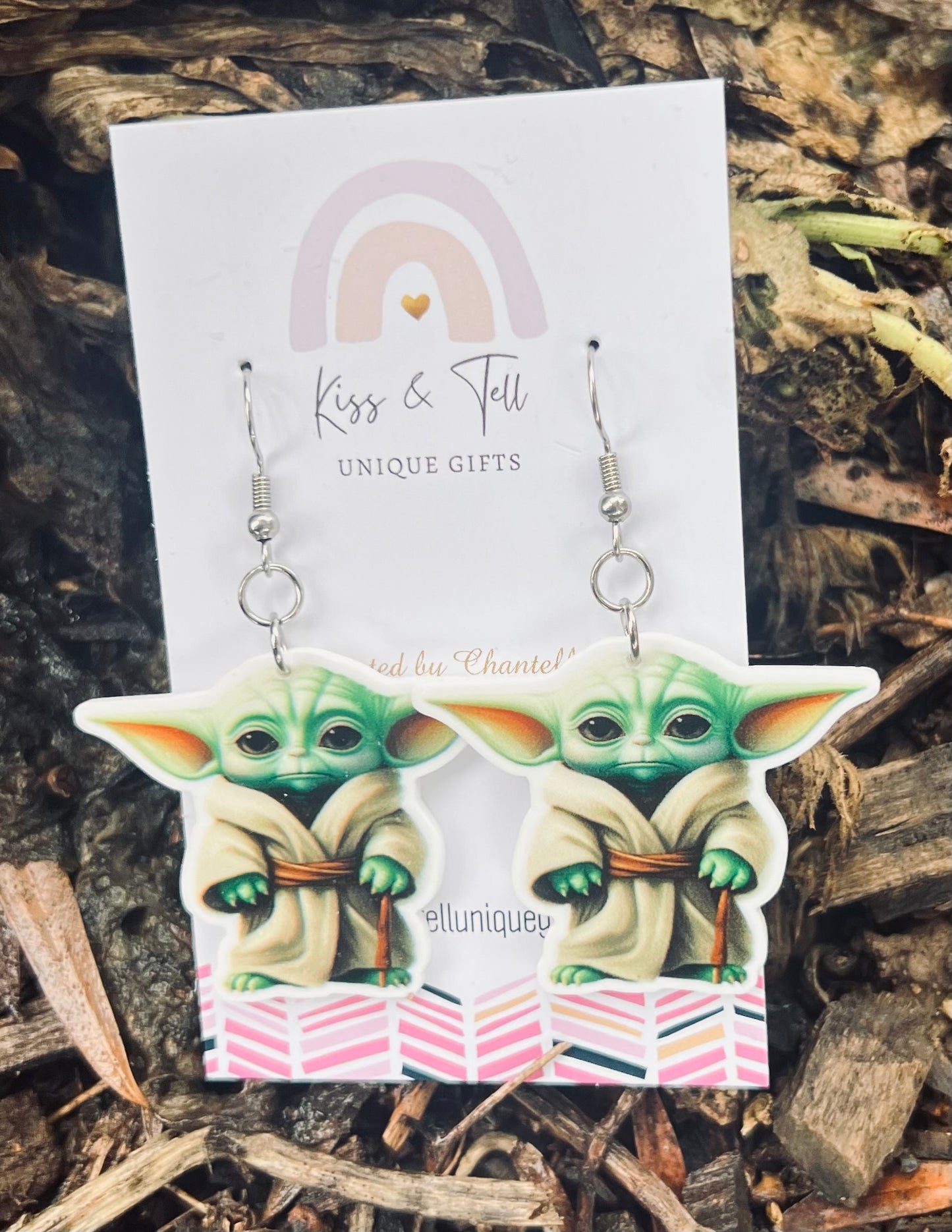 Star Wars Yoda Dangle Earrings