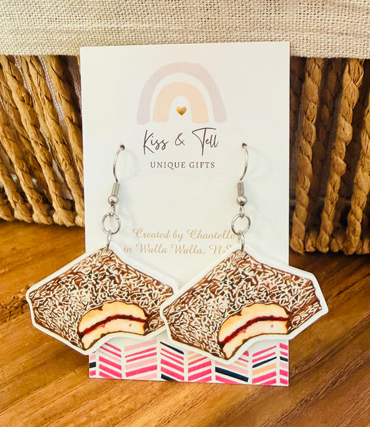 Lamington Dangle Earrings
