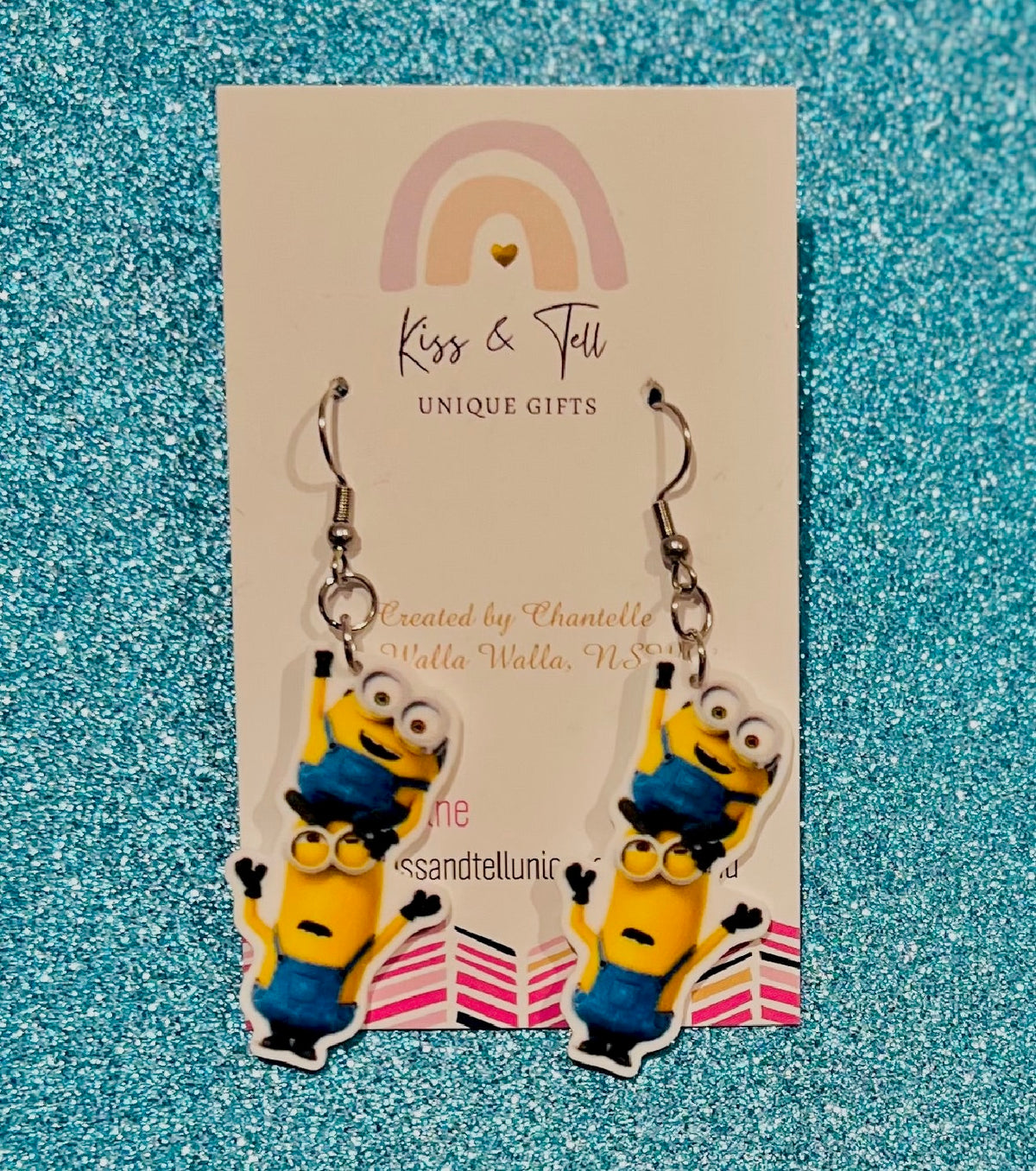 Kevin & Stuart Minion Dangle Earrings
