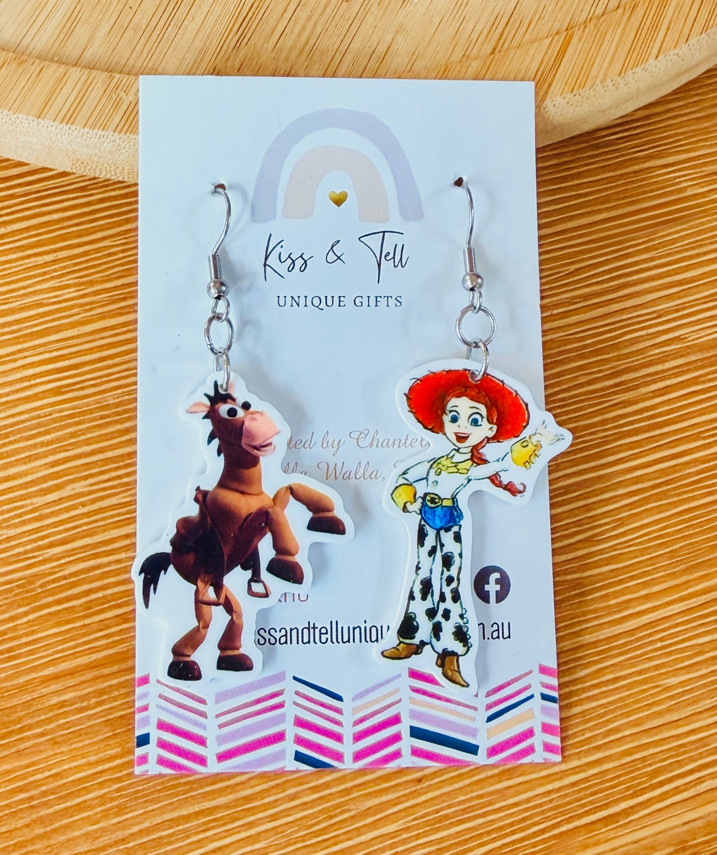 Toy Story Characters Dangle Earrings
