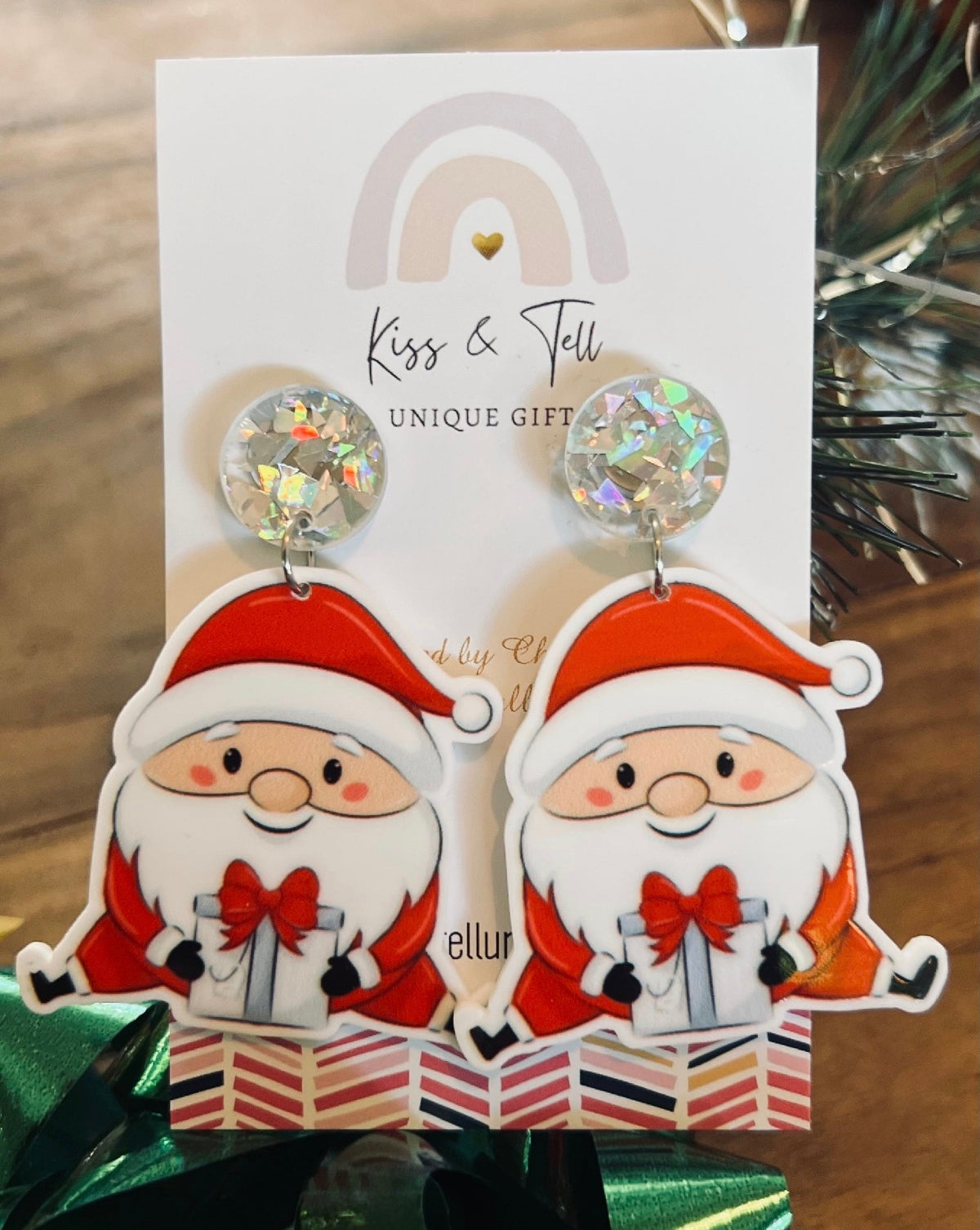 Cute Santa Dangle Earrings