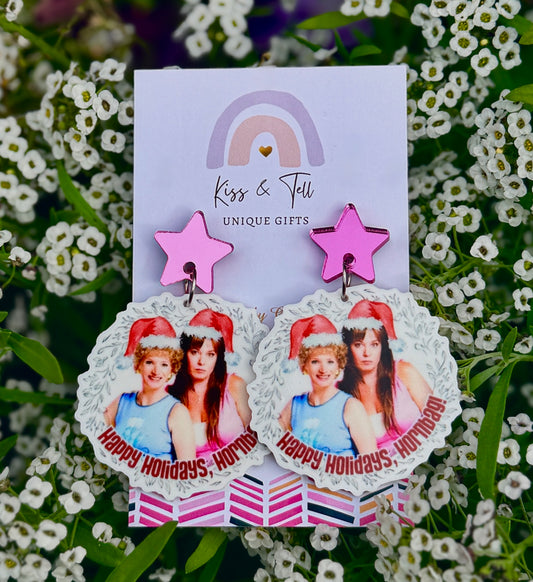 NEW Kath & Kim Christmas Dangle Earrings