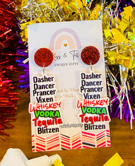 Novelty Christmas Statement Dangle Earrings