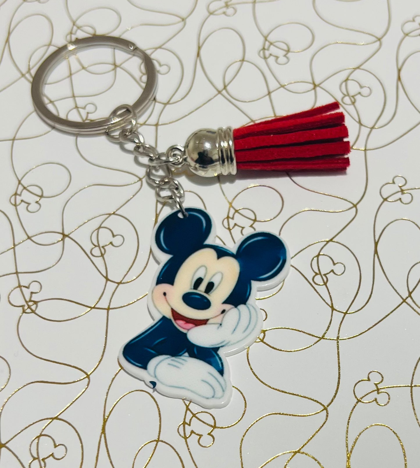 Mickey Keyring with Tassel