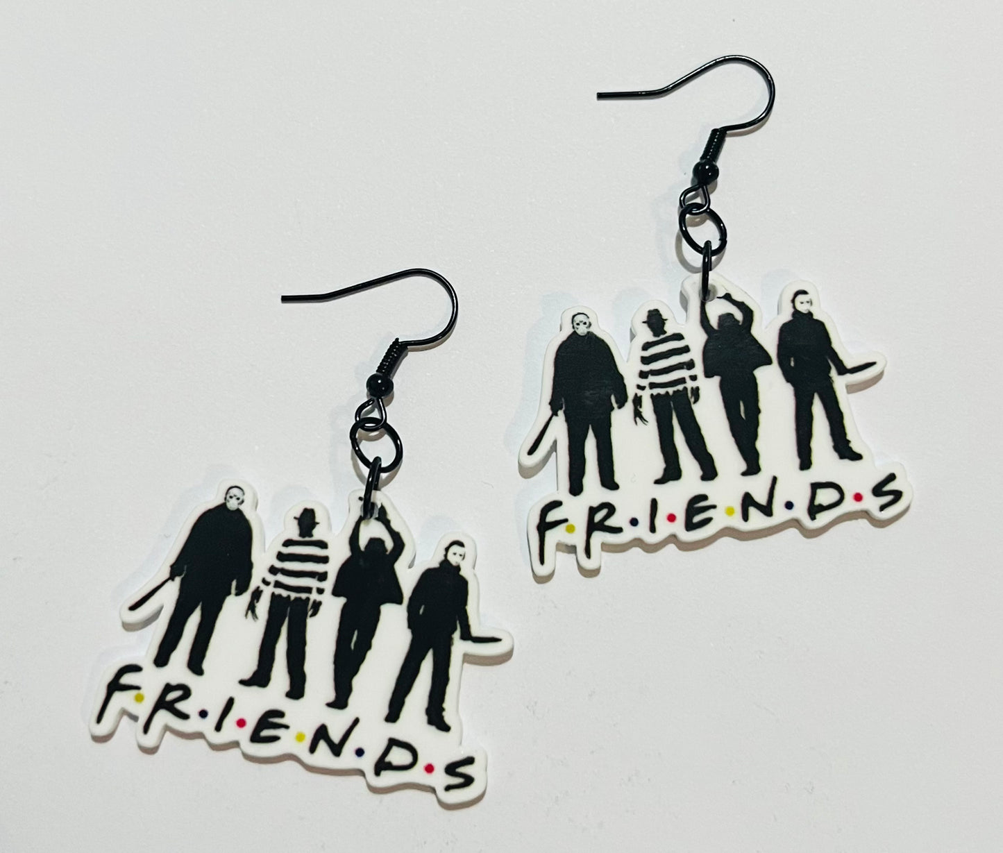 Scary Movie “Friends” Halloween Earrings