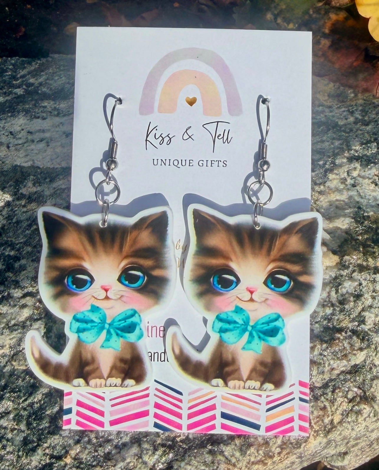 Cute Kitten Dangle Earrings