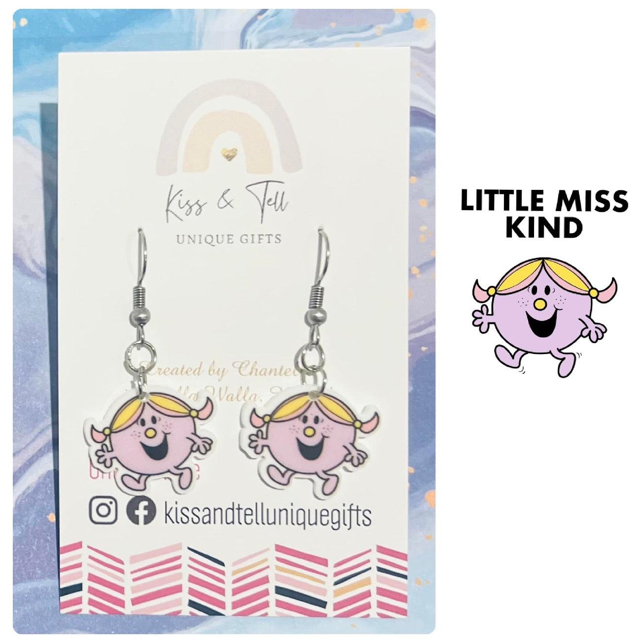 Little Miss Sunshine (Smaller) Dangle Earrings