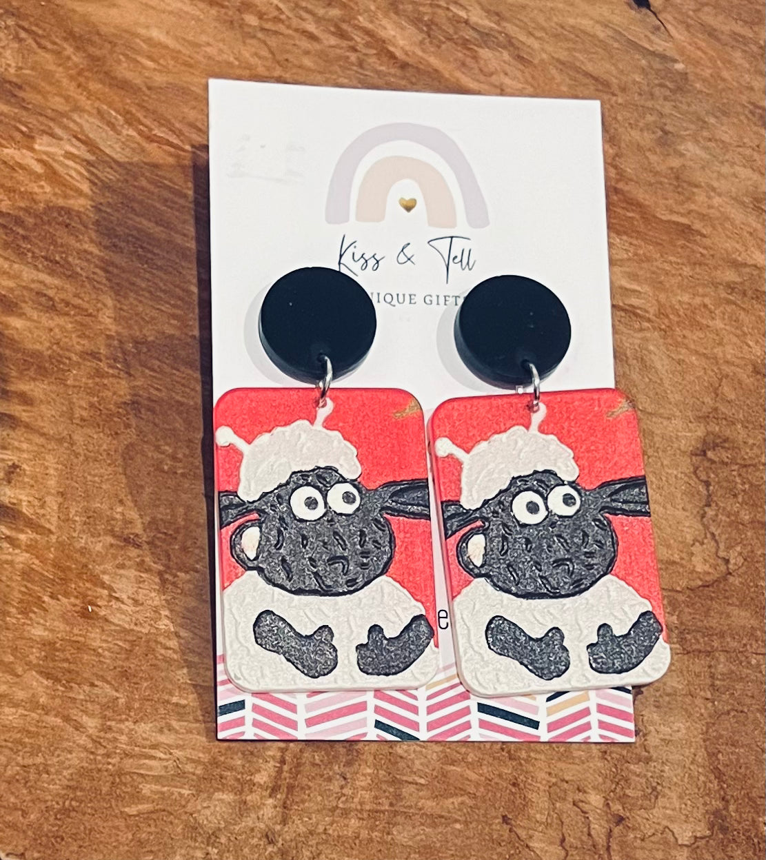 Shaun Sheep Acrylic Earrings