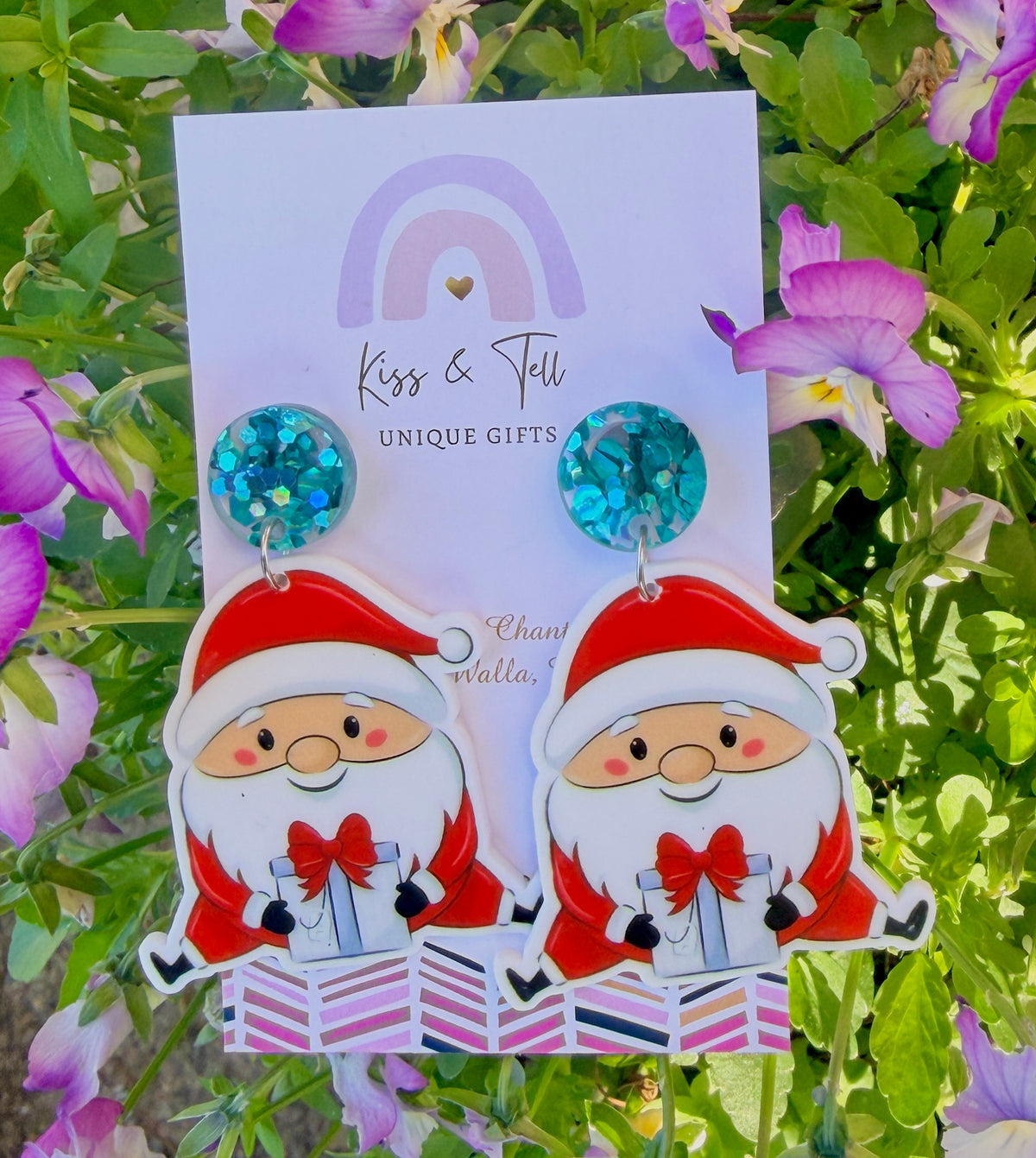 Cute Santa Dangle Earrings