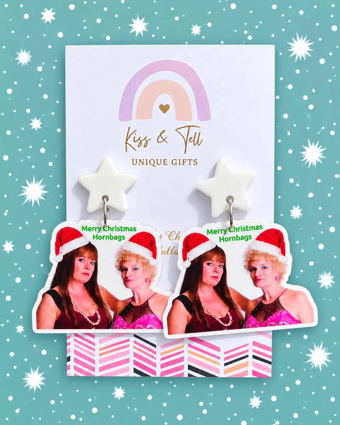 NEW Kath & Kim Christmas Dangle Earrings