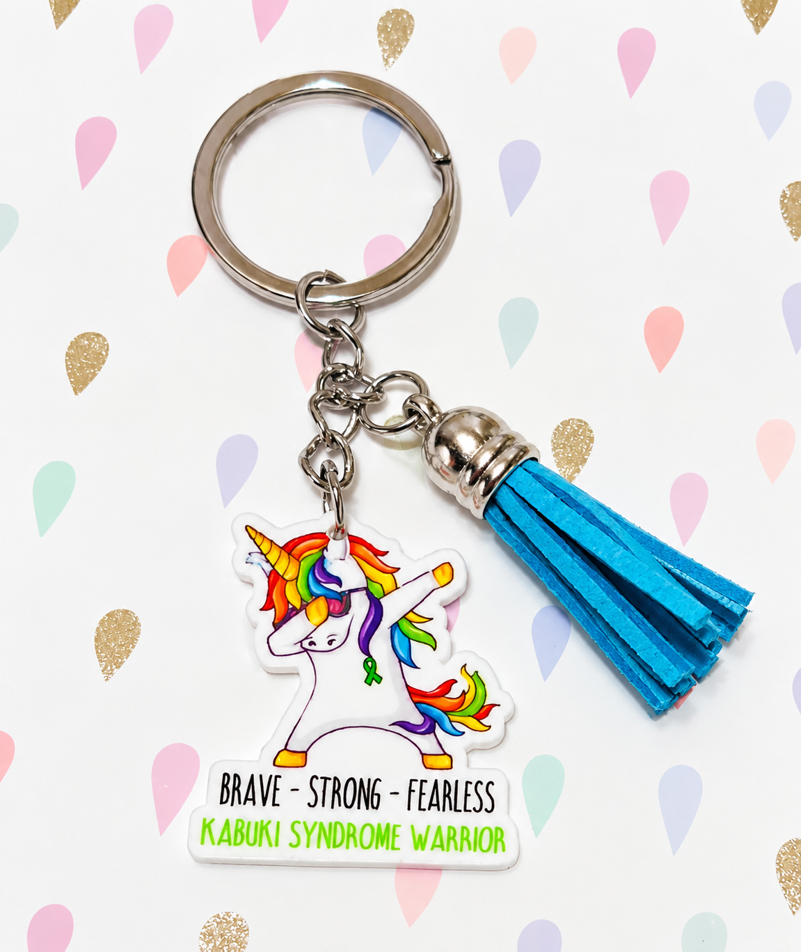 Kabuki Syndrome Awareness Keyrings