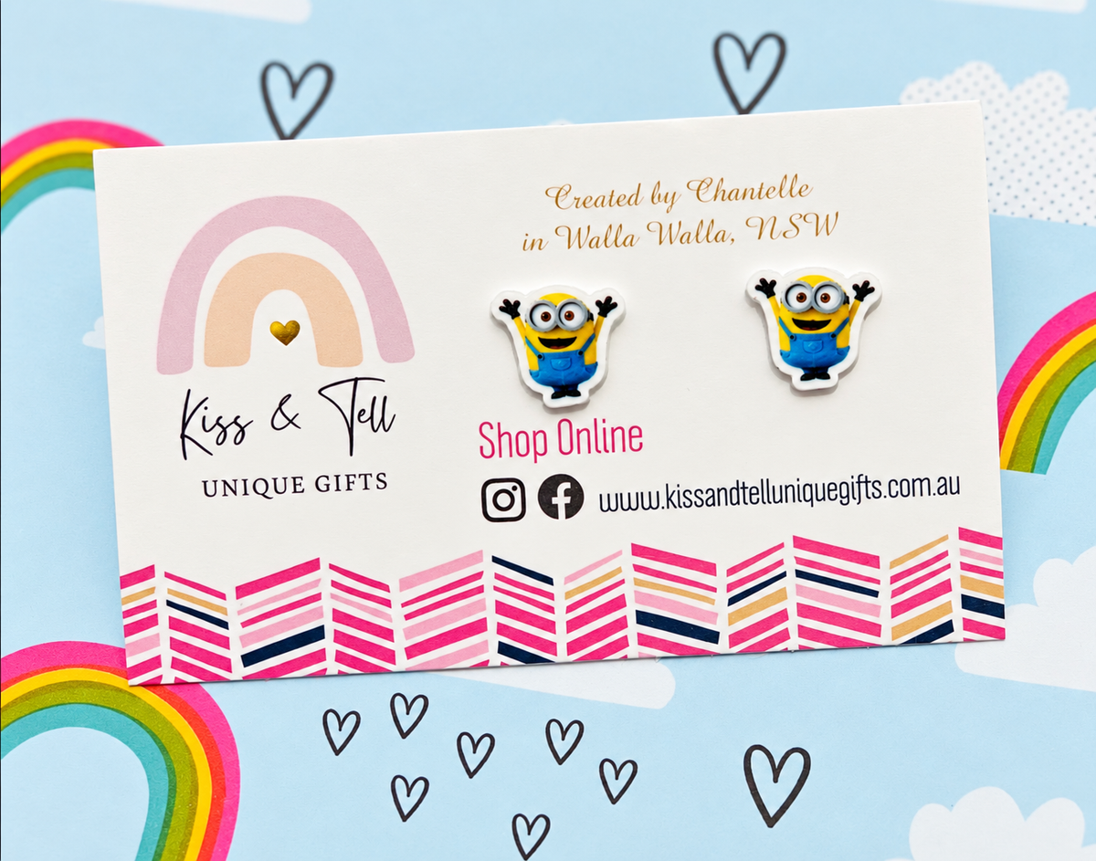 * SALE *   Bob Minion Stud Earrings