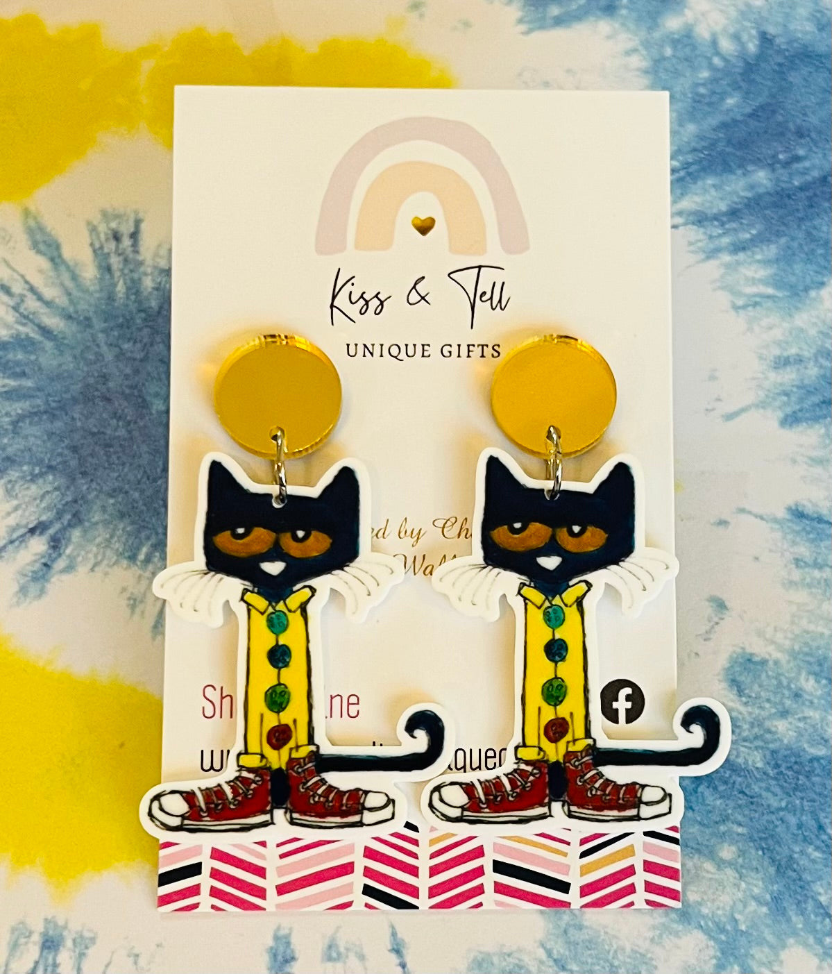 Pete the Cat Character Earrings