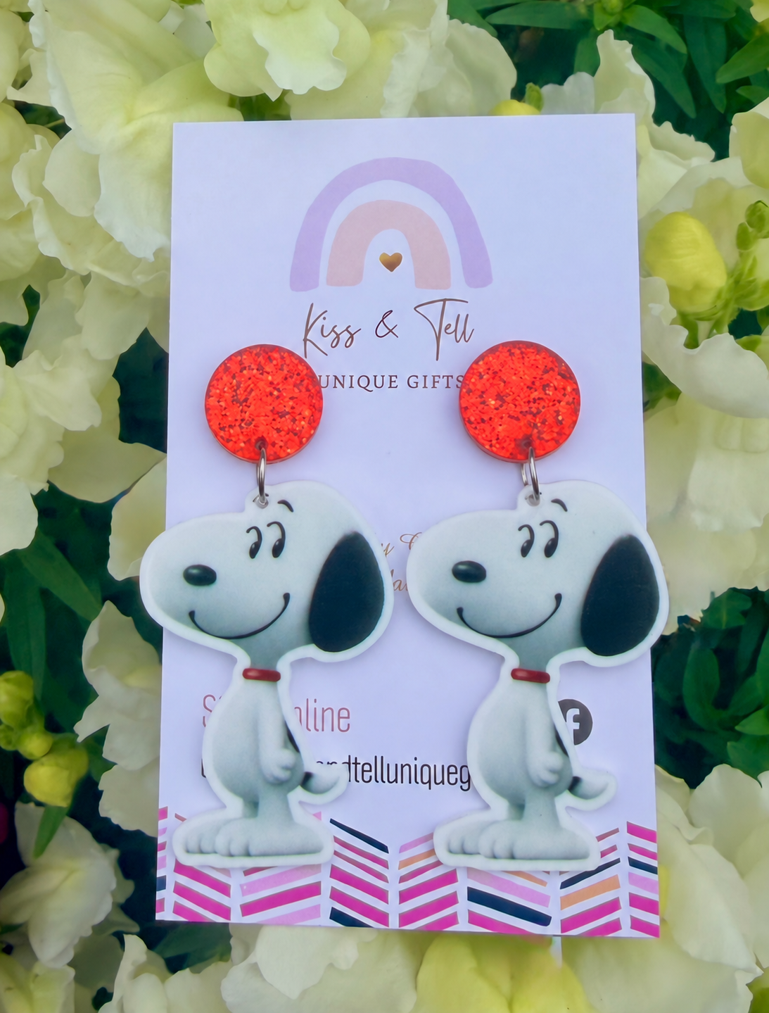 Snoopy Dog Dangle Earrings