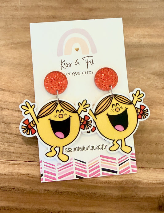 Cheering Miss Sunshine Dangle Earrings