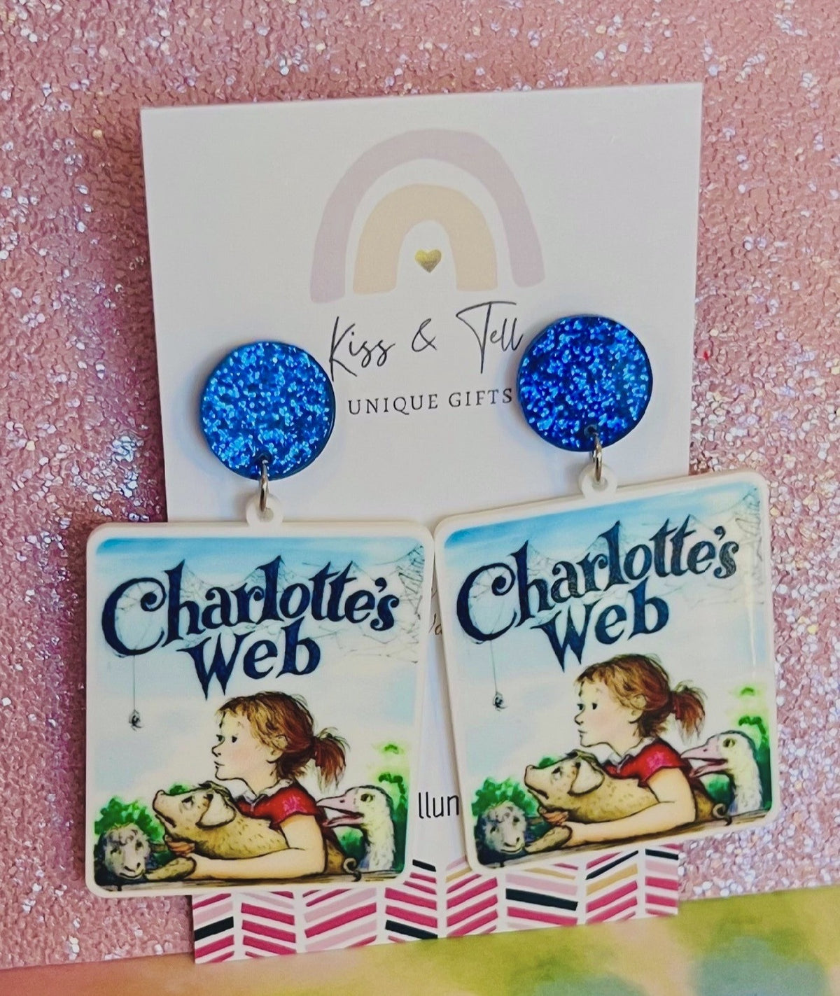 Charlotte’s Web Dangle Earrings
