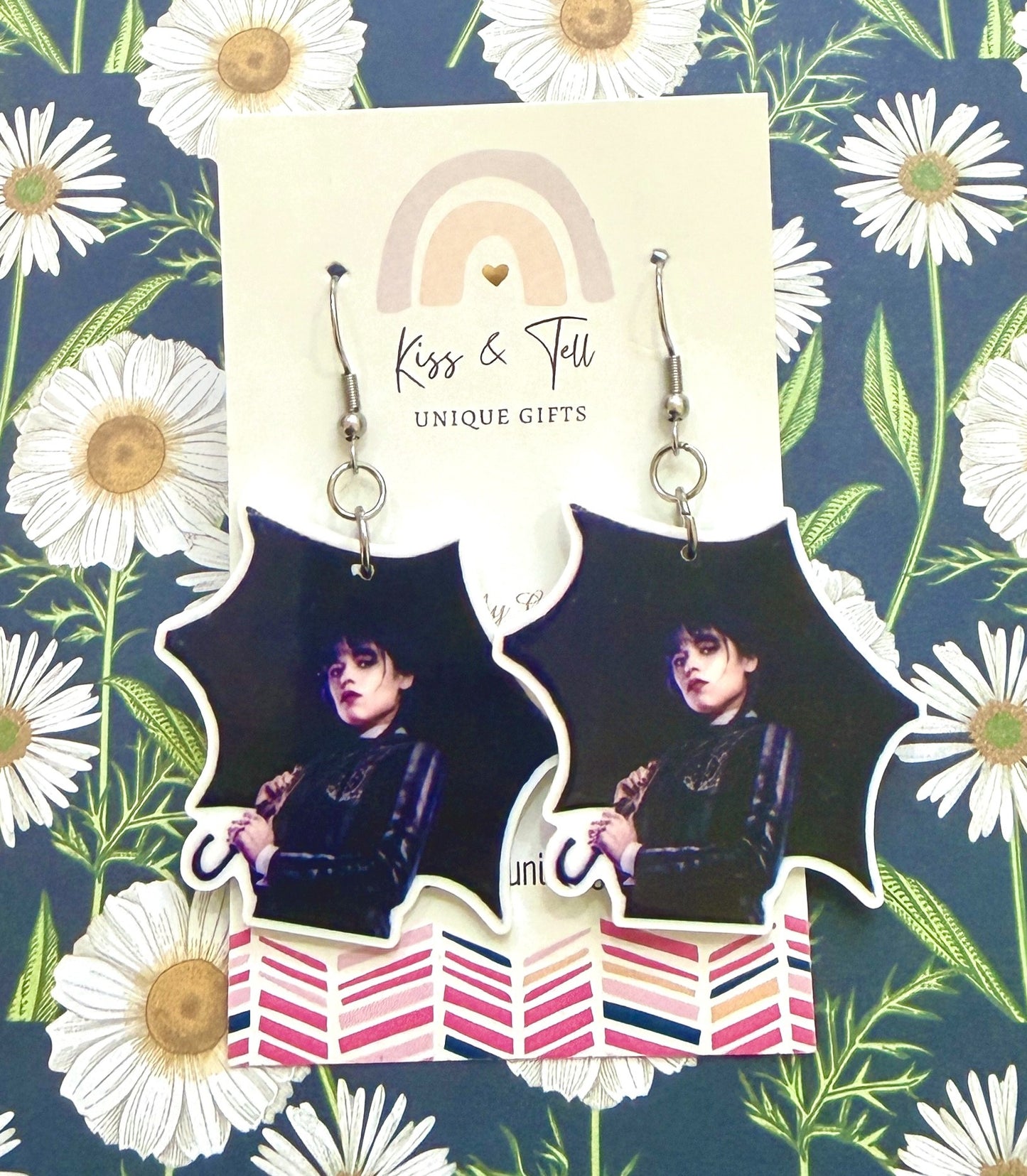 Wednesday Addams Character Dangle Earrings