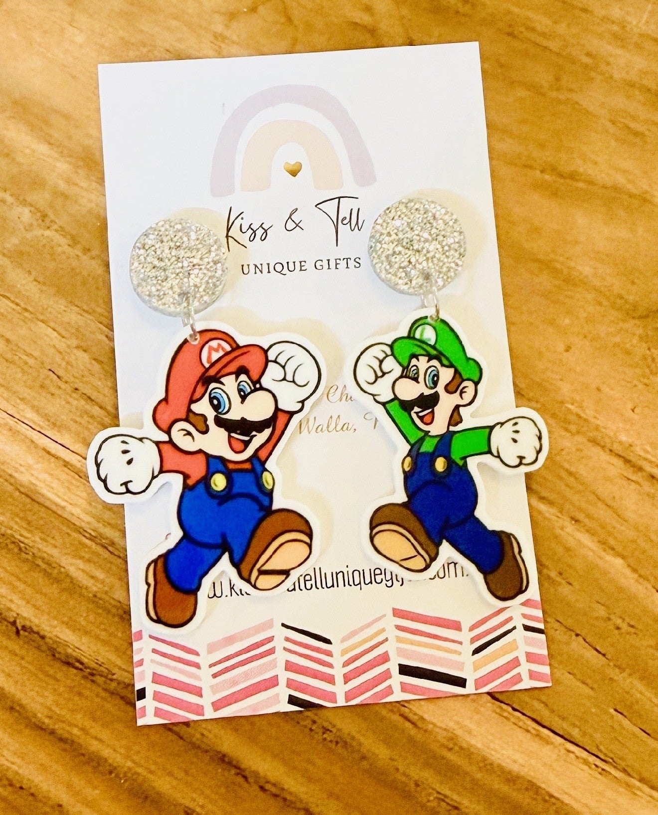 Mario & Luigi Dangle Earrings