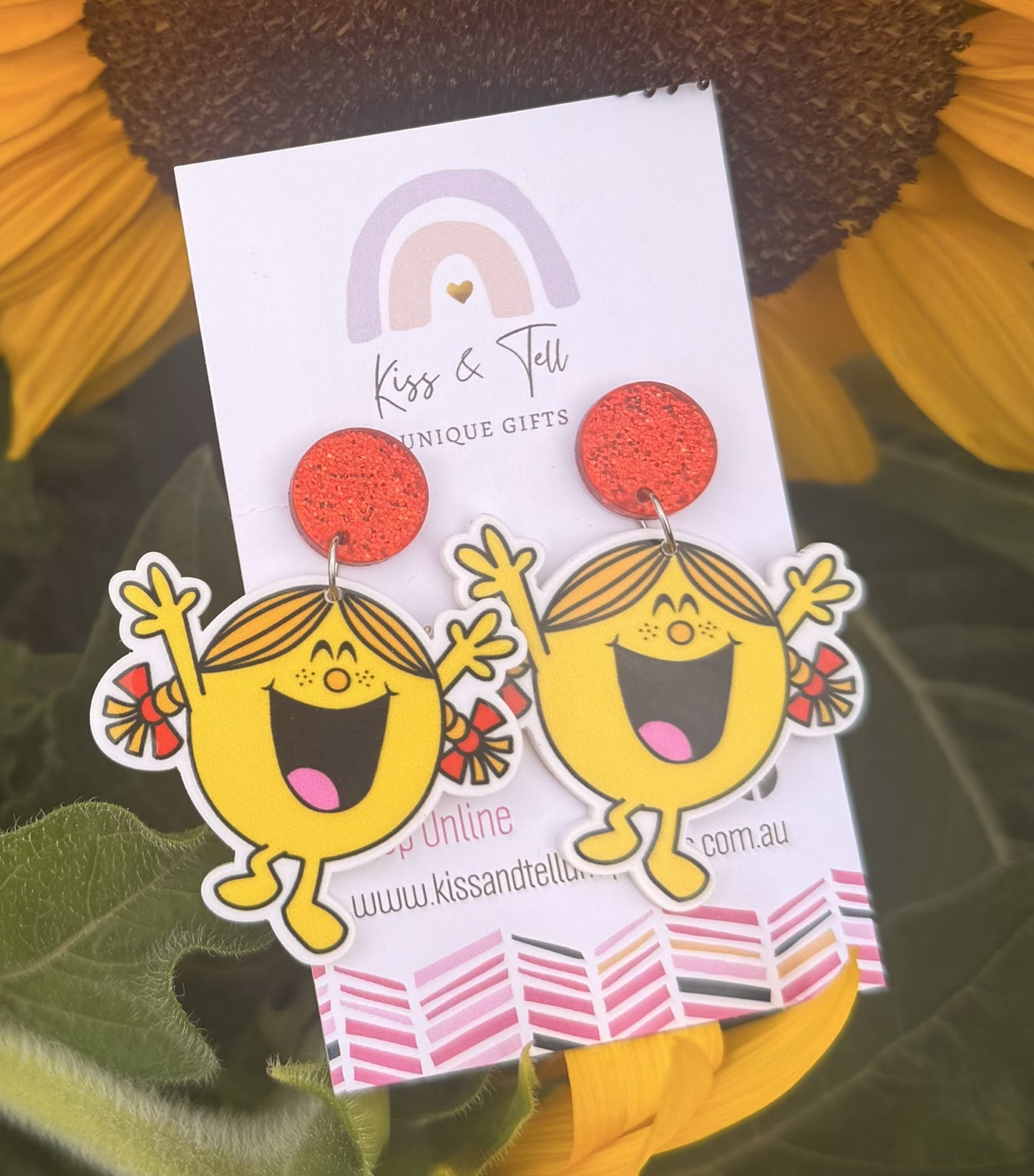 Cheering Miss Sunshine Dangle Earrings