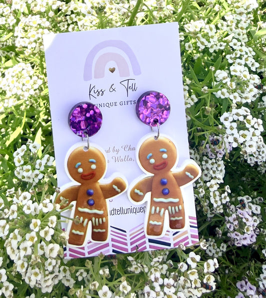 Shrek Gingerbread Man Earrings