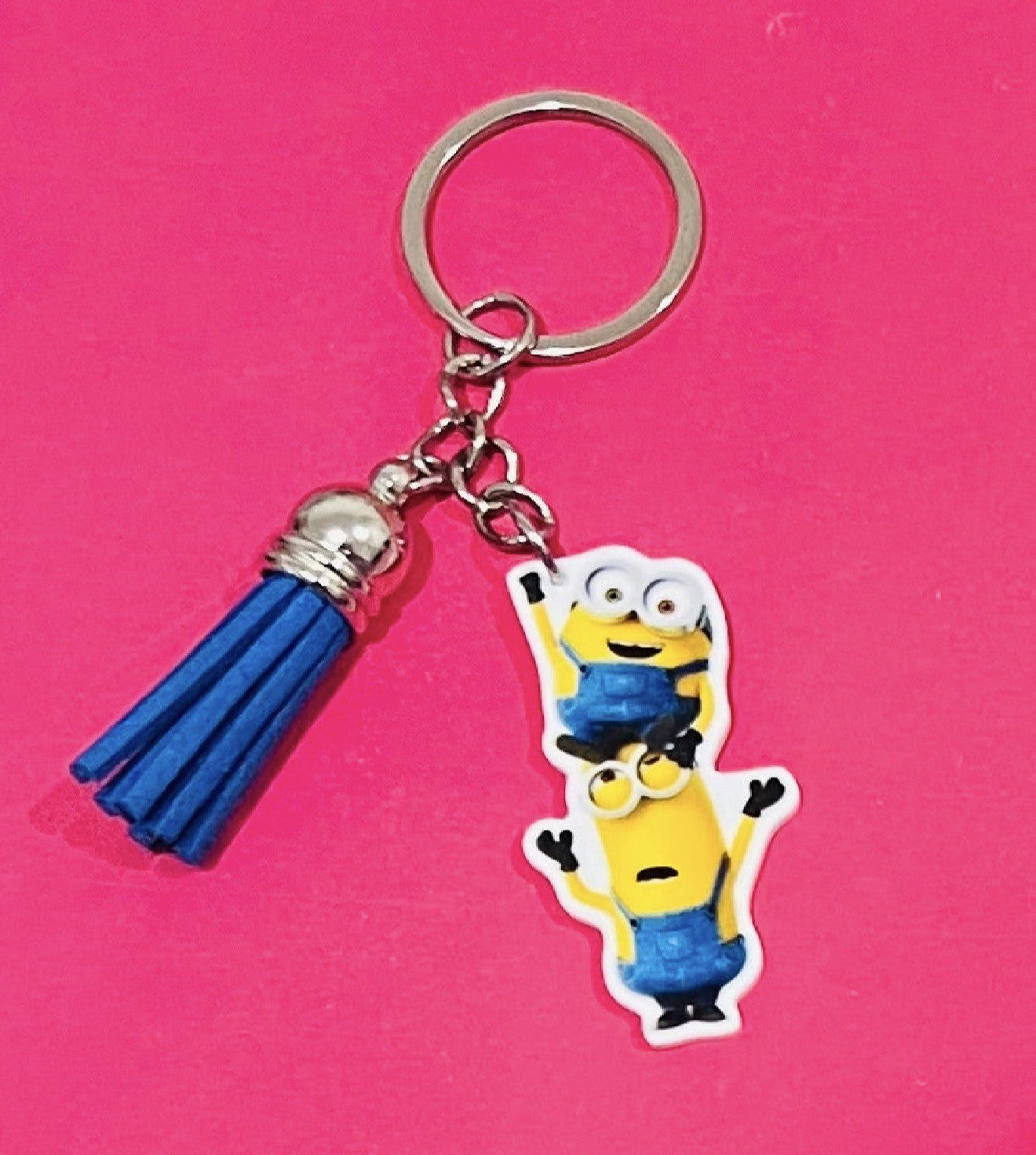 Minions Keyrings with Tassel