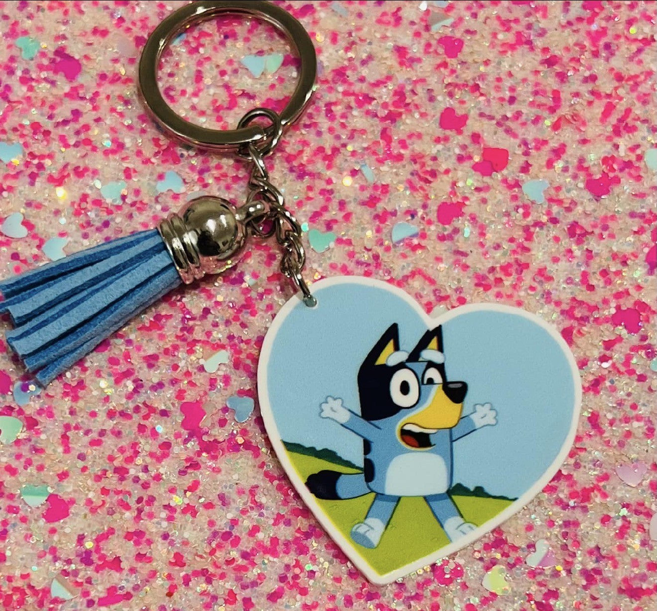 Bluey & Bingo Keyrings